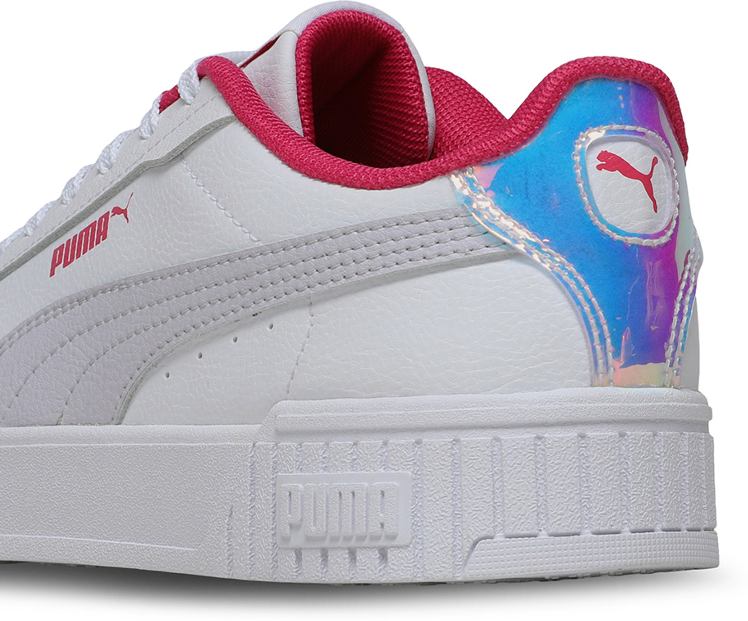 Image of PUMA Lace Sneakers For Girls (White, 12-13 Years)