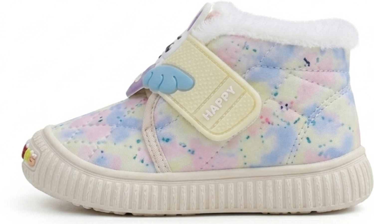 Image of HOOH - Now comfort in fashion Velcro Chu Chu Shoes For Girls (White, 18-24 Months)