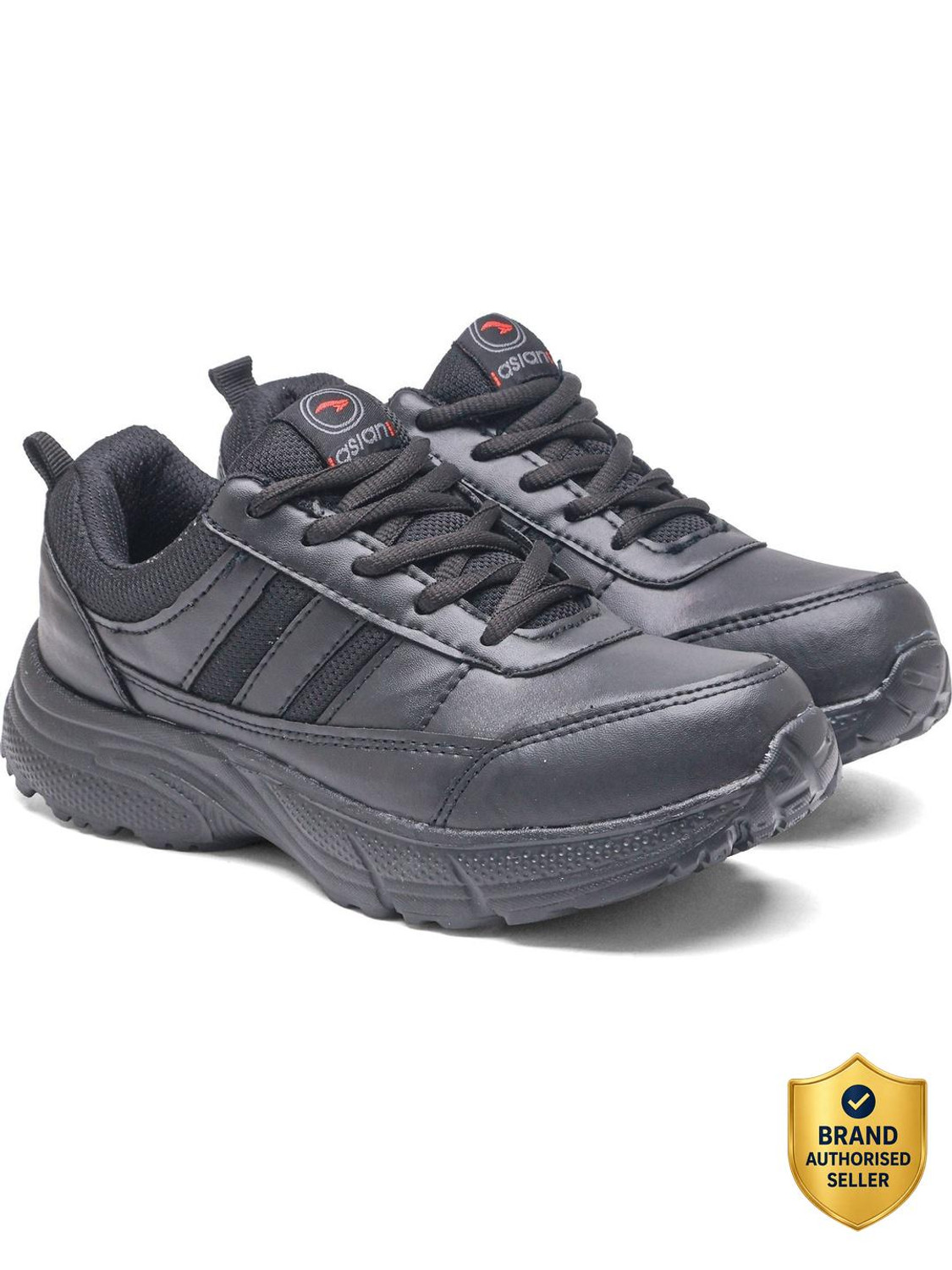 Image of asian Boys Lace School Shoes