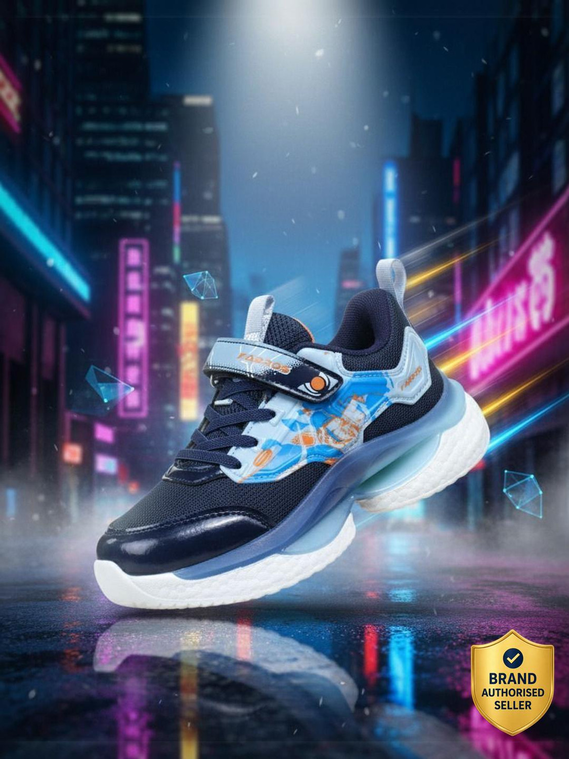 Image of Abros DUNKMAX-V Boys & Girls Velcro Sneakers