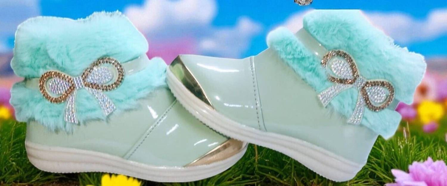 AWALIWALI Girls Zip Casual Boots