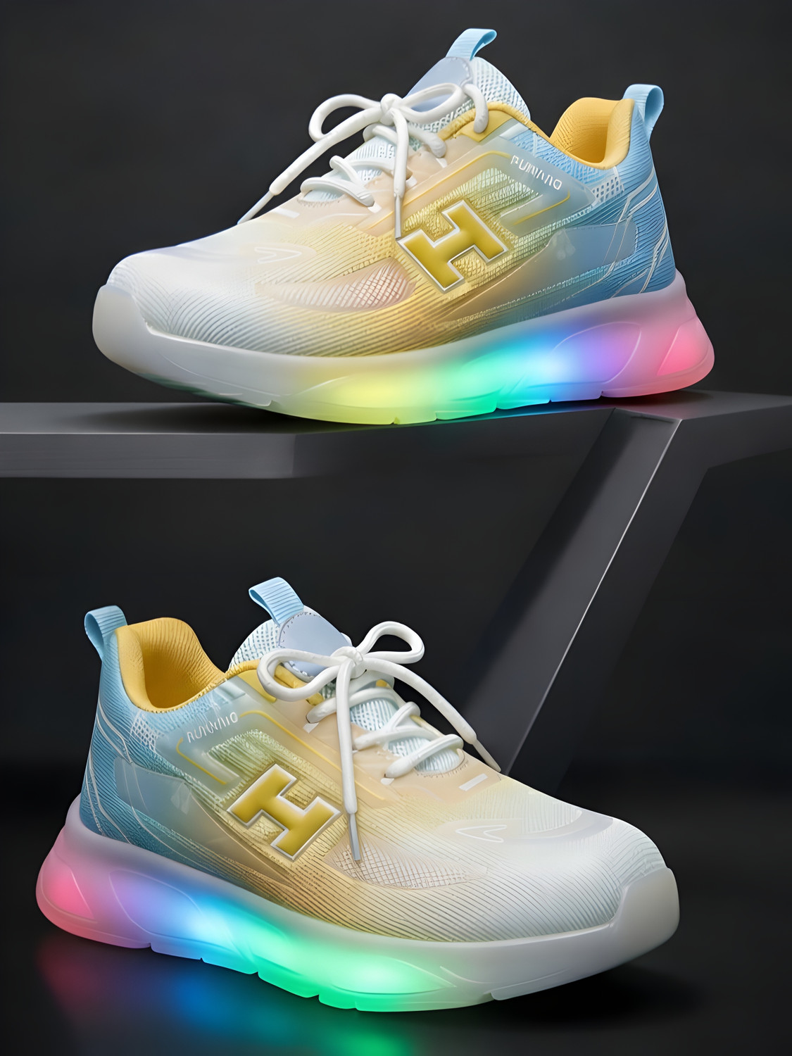 Image of HOOH - Now comfort in fashion Boys & Girls Lace Running Shoes