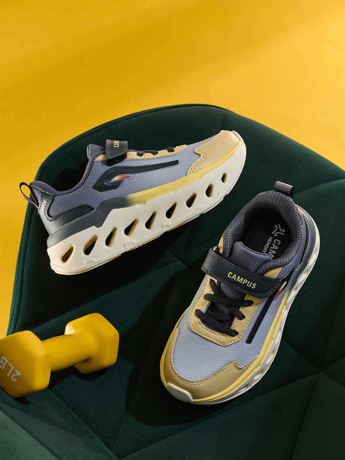 CAMPUS Boys & Girls Velcro Running Shoes