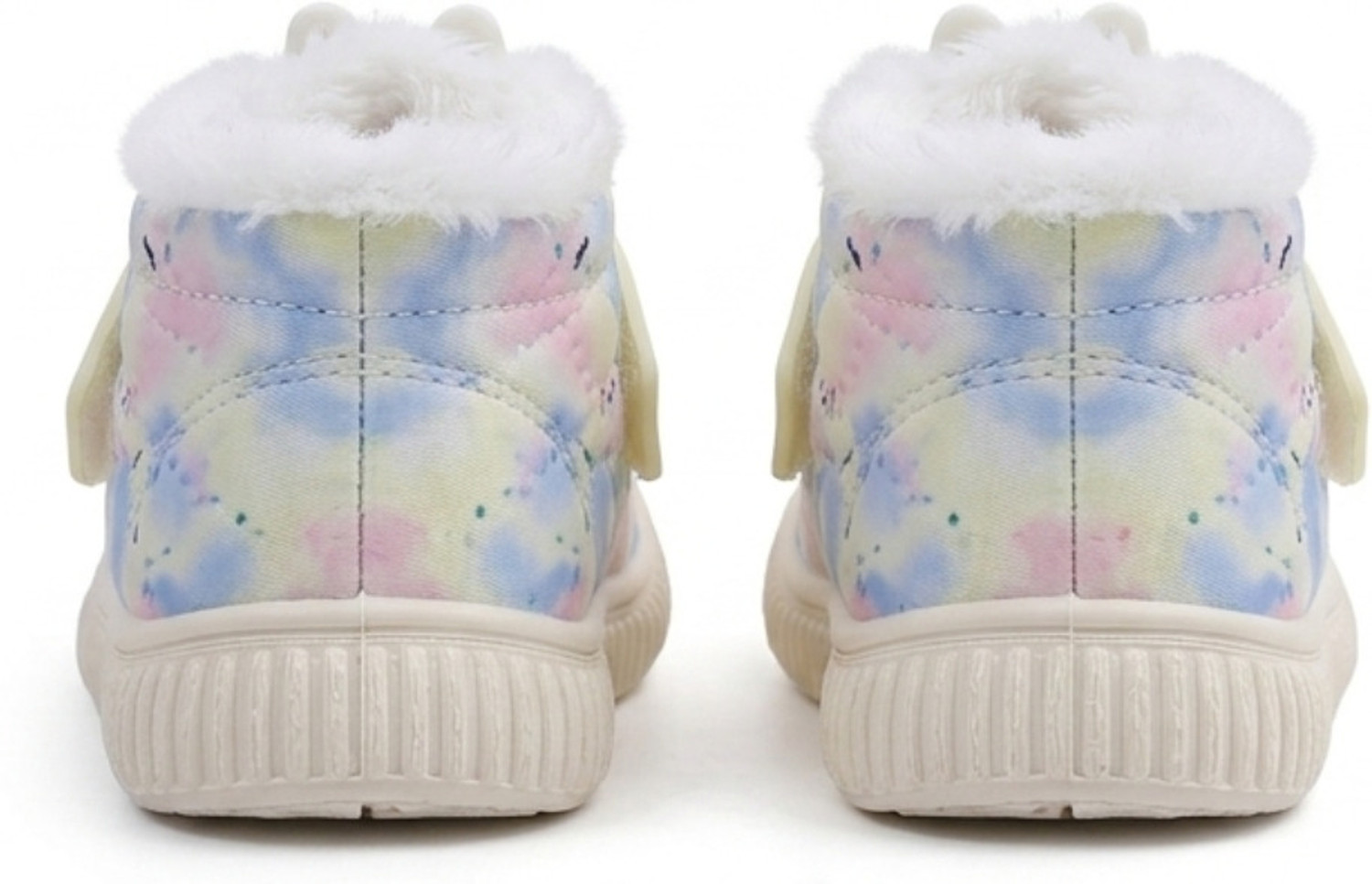 Image of HOOH - Now comfort in fashion Velcro Chu Chu Shoes For Girls (White, 18-24 Months)