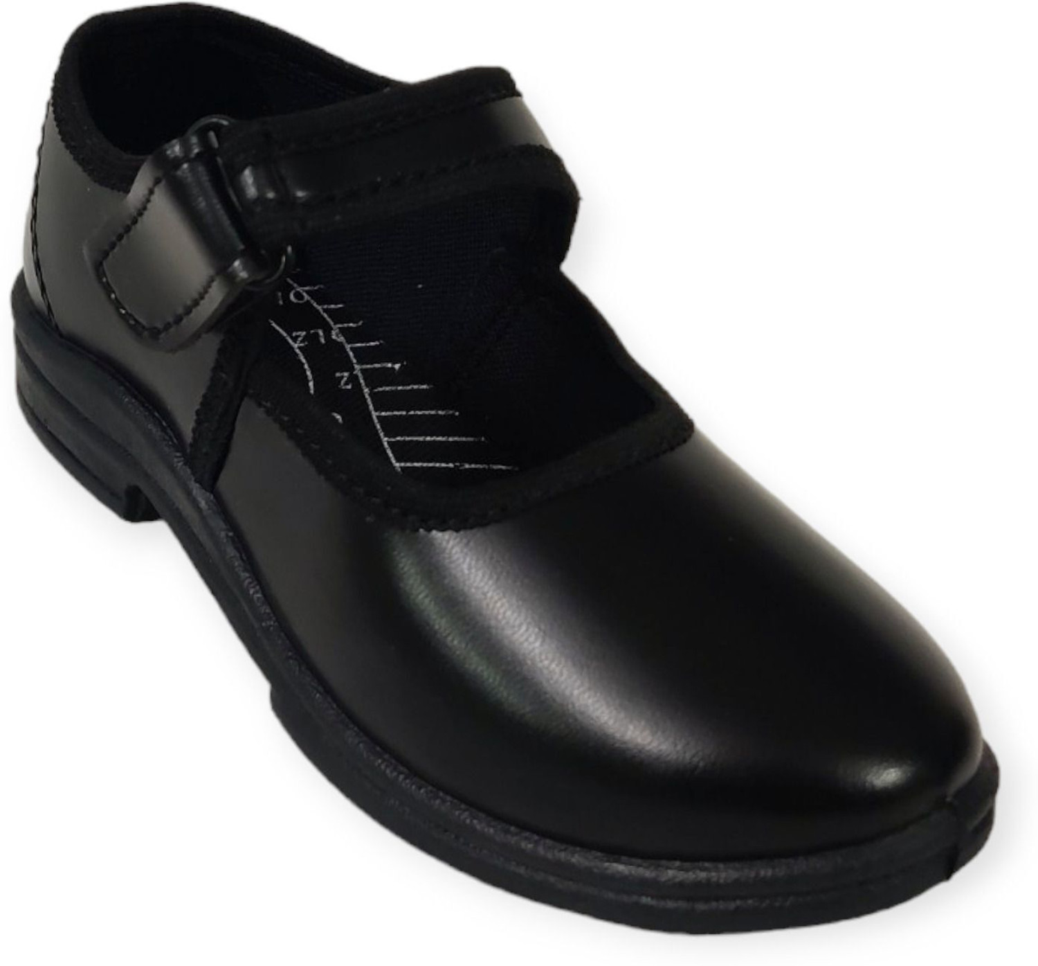 Image of school hours Girls Velcro Ballerinas