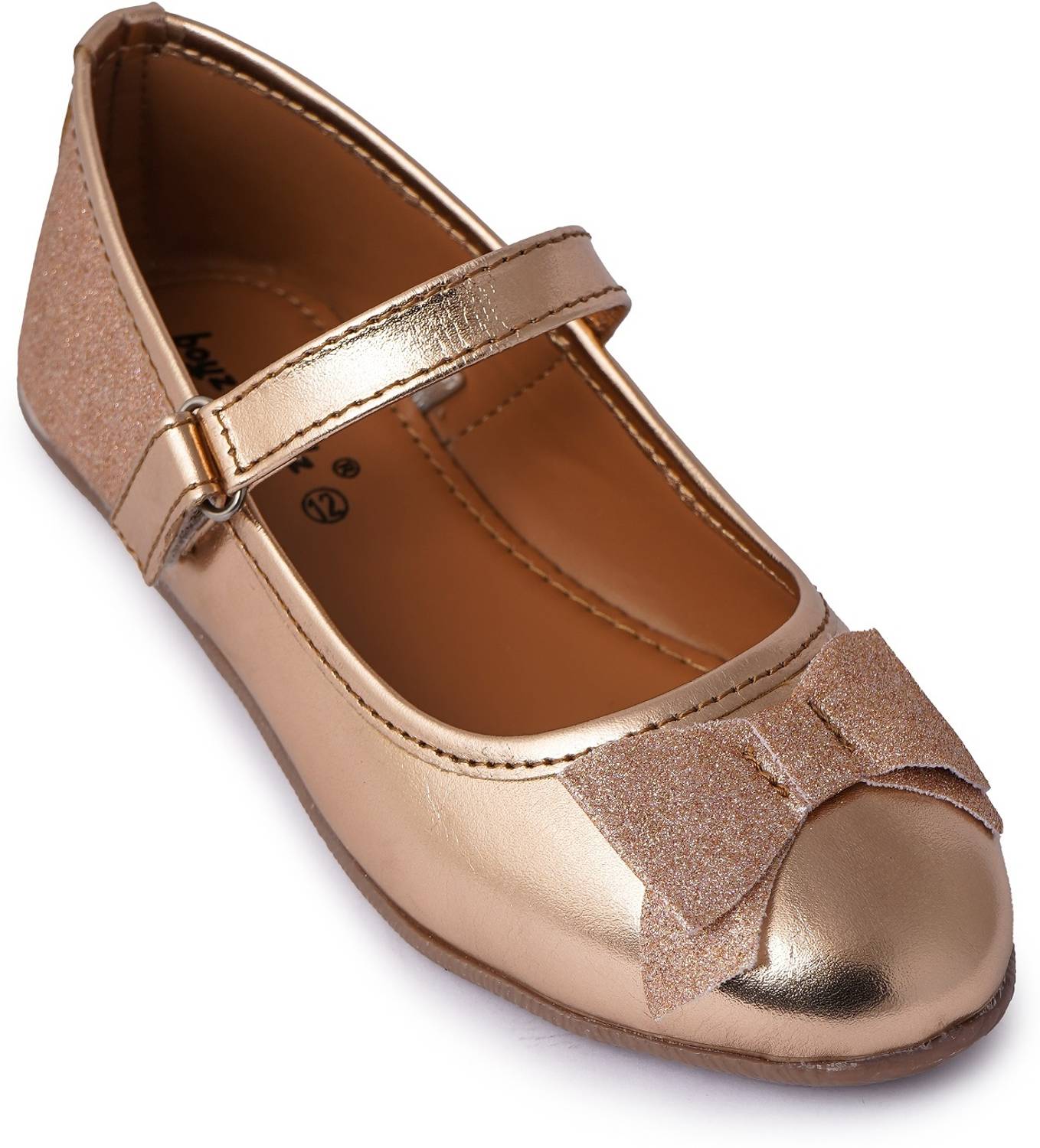 BOYZ N GALZ Girls Velcro Ballerinas