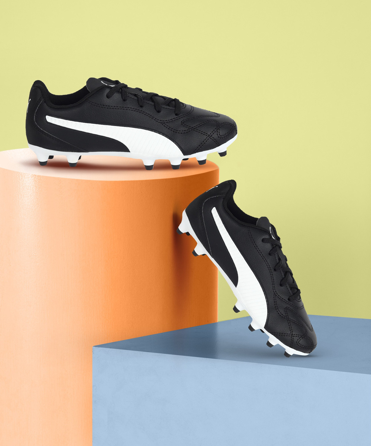 Image of PUMA Boys & Girls Lace Football Shoes