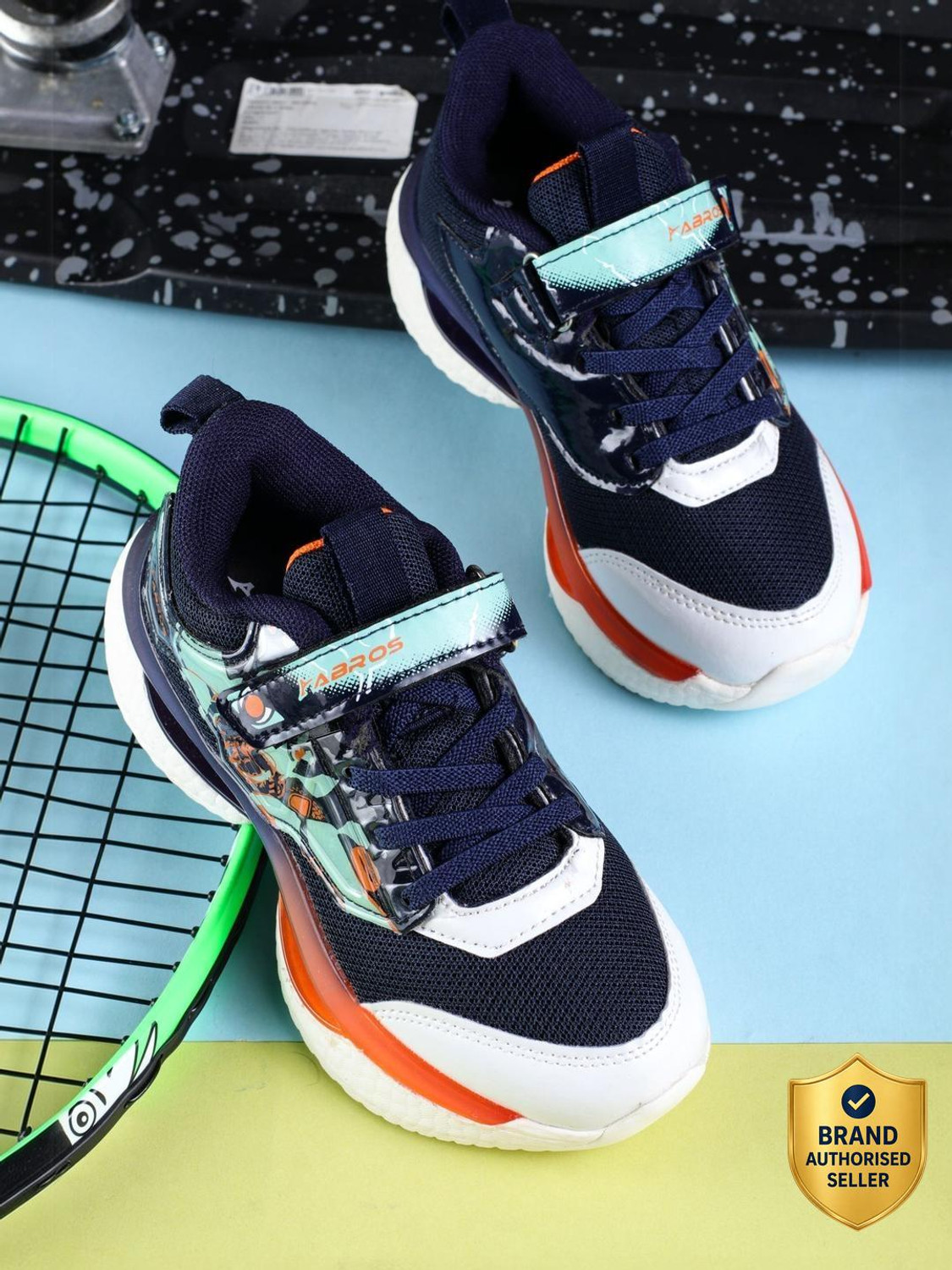 Image of Abros DUNKMAX-V Boys & Girls Velcro Sneakers