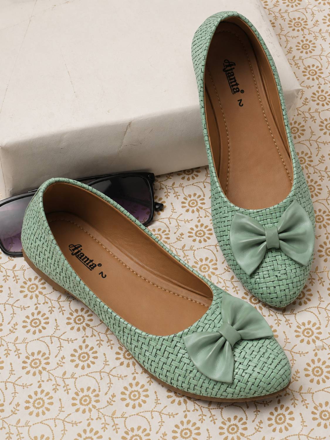 AJANTA Girls Slip on Ballerinas