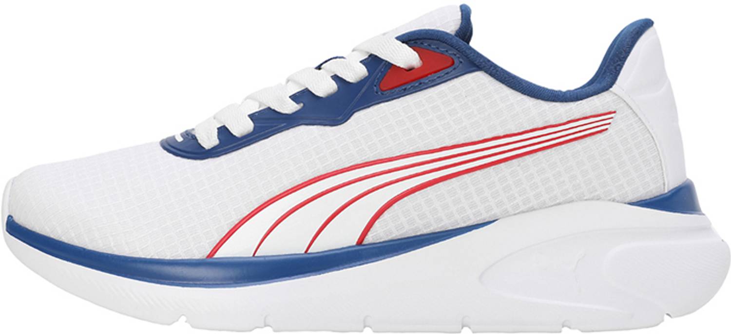 PUMA Boys & Girls Lace Running Shoes White - Image 2