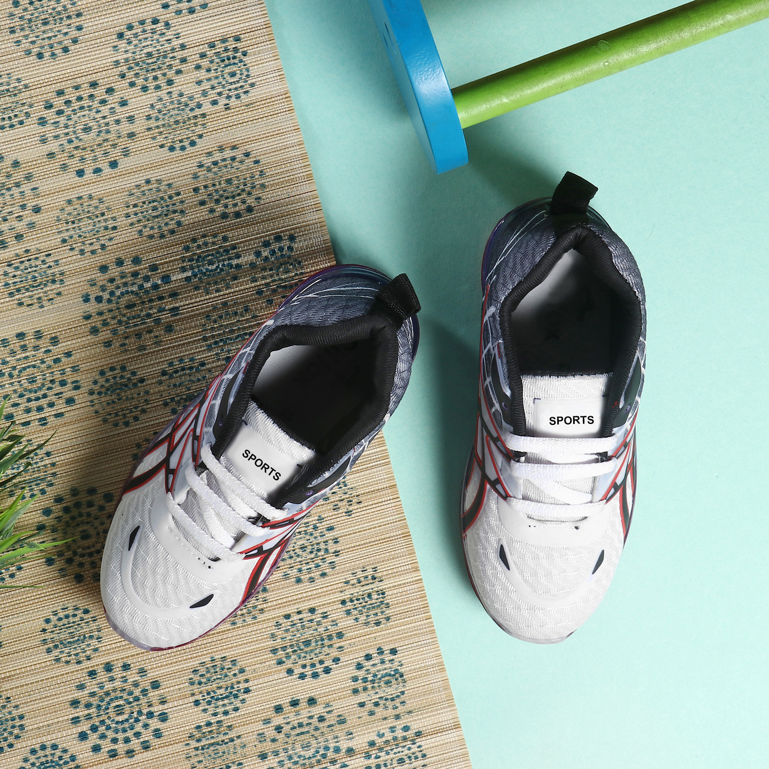 Image of OUNIK STYLE Boys Lace Running Shoes