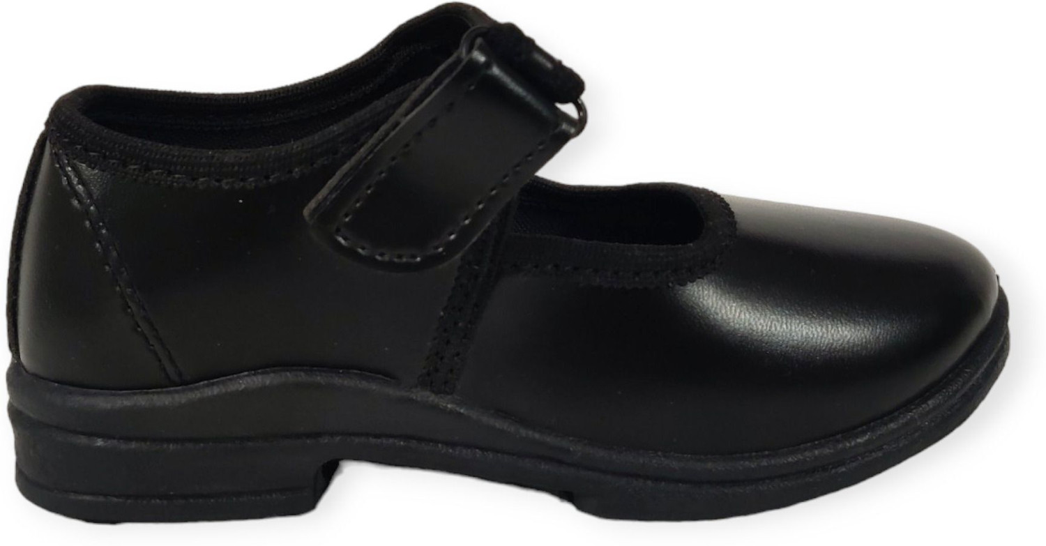 Image of school hours Girls Velcro Ballerinas