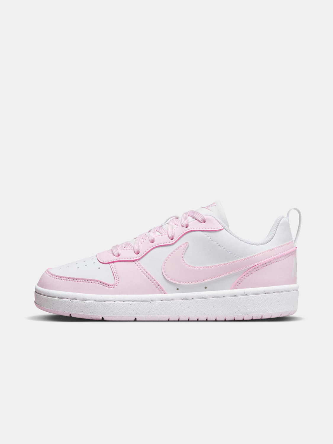 Image of NIKE Court Borough Low Recraft Boys & Girls Lace Sneakers