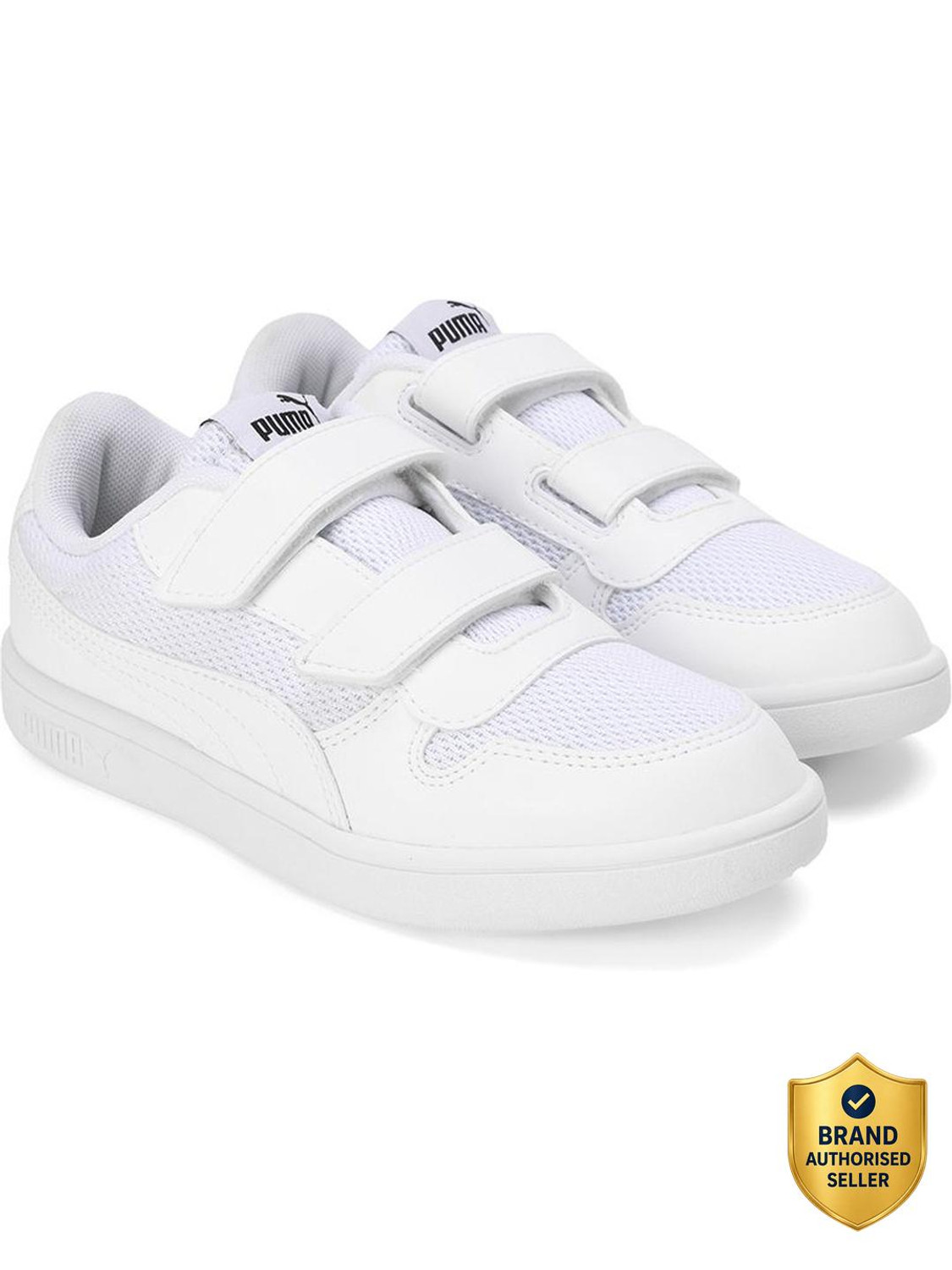 Image of PUMA Smash Comfort Kids Boys & Girls Lace School Shoes