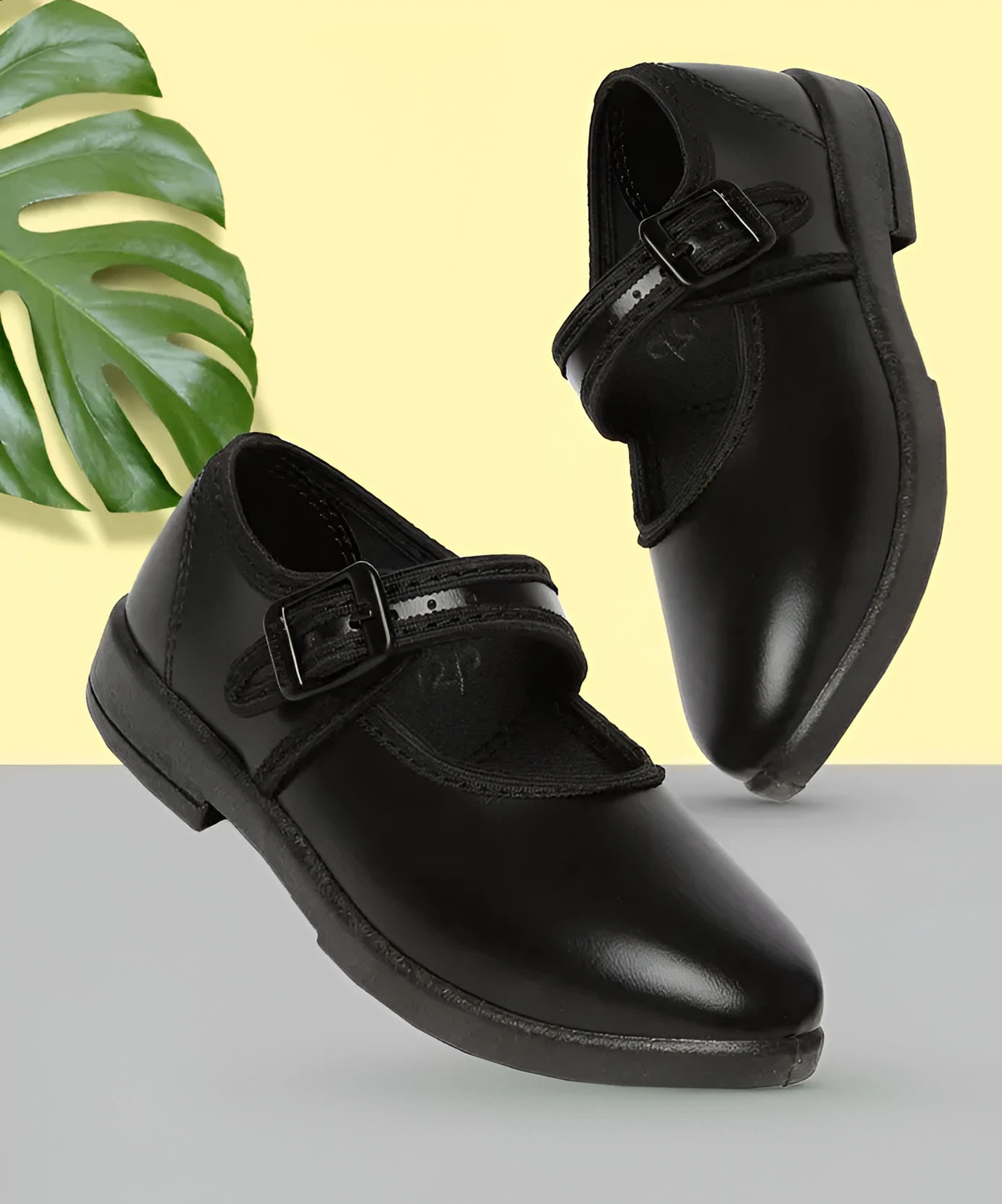 Image of Trendmode Girls Strap School Ballerinas