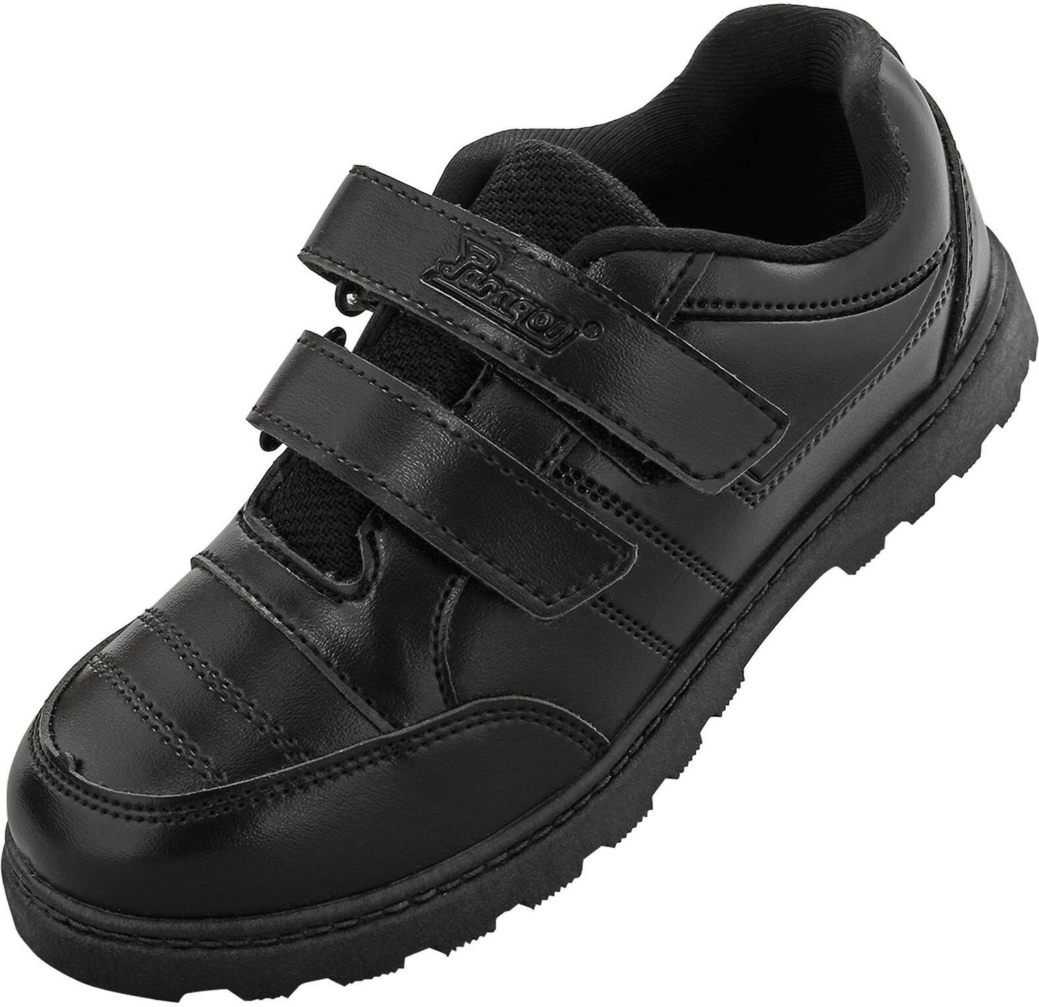 Image of Paragon Velcro Derby Shoes For Boys (Black, 8-9 Years)