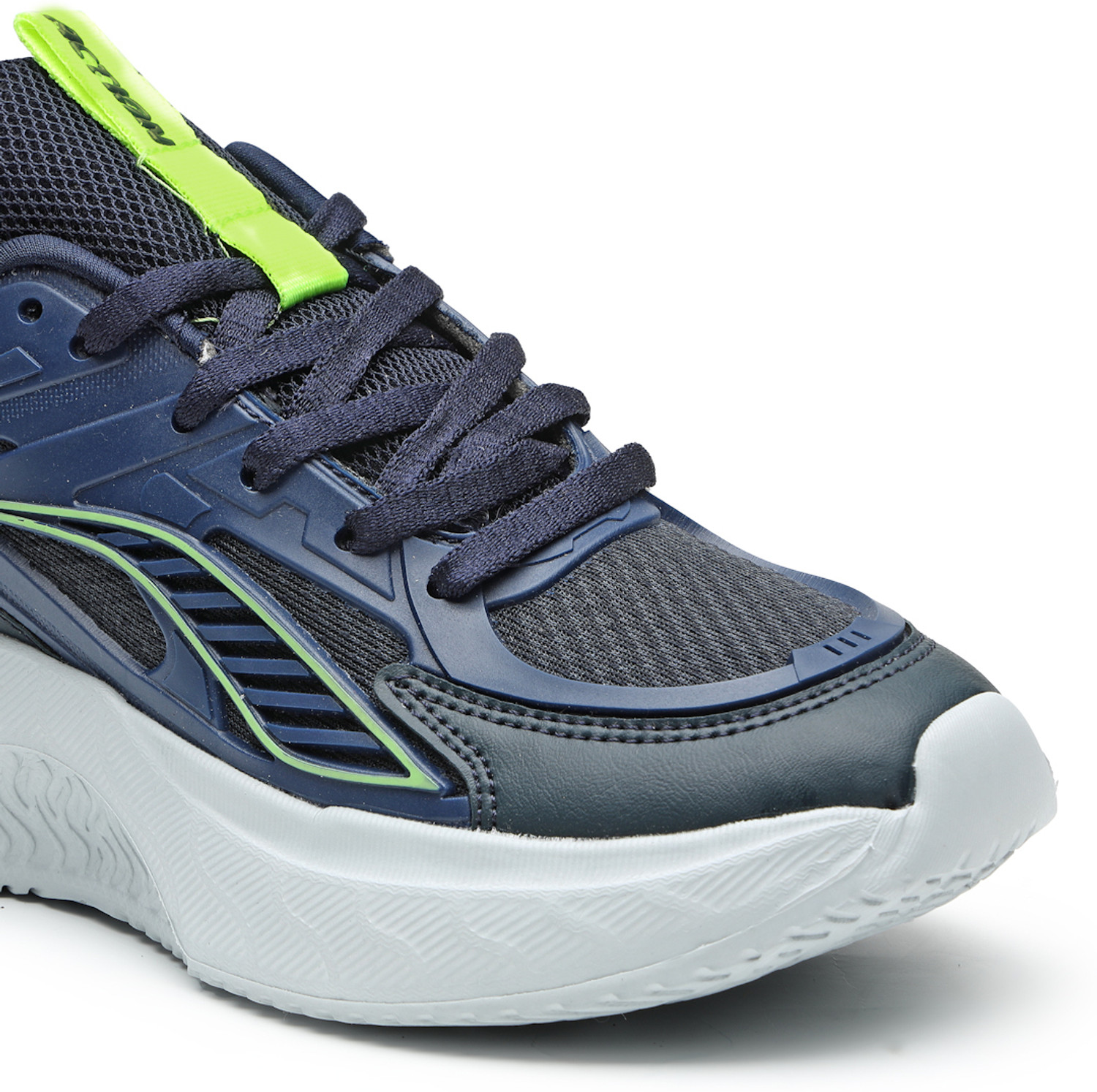 Image of action Athleo MASTER-1401 Durable Comfortable Breathable Lighweight Sports Lace-Up Boys Lace Running Shoes