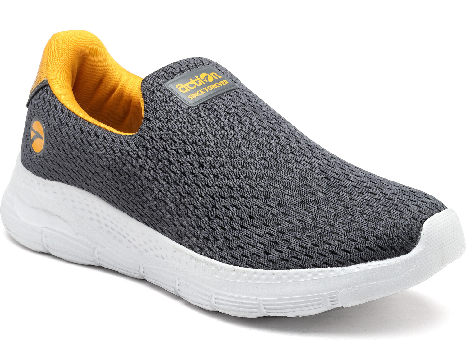 Image of action Athleo MASTER-424 Durable Comfortable Breathable Lighweight Sports Slip-On Boys Slip on Running Shoes