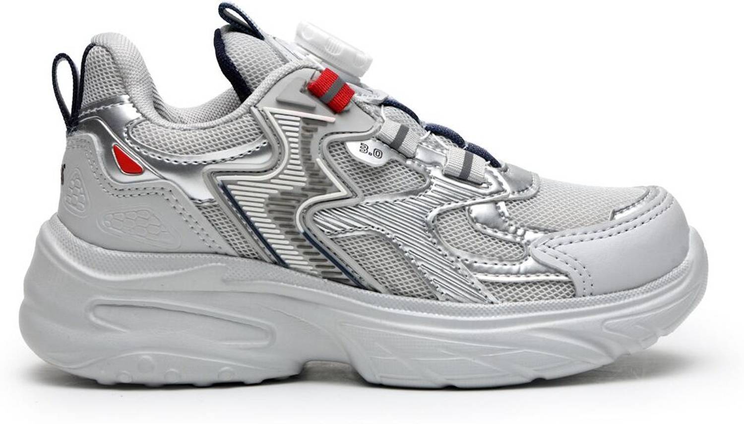 G&D Boys & Girls Lace Running Shoes Gray - Image 5