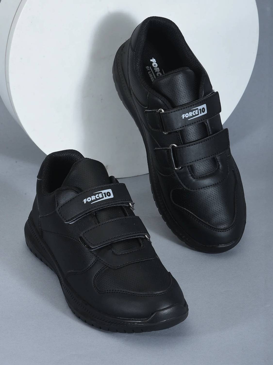 LIBERTY Velcro School Shoes For Boys & Girls (Black, 10-11 Years) deal from flipkart