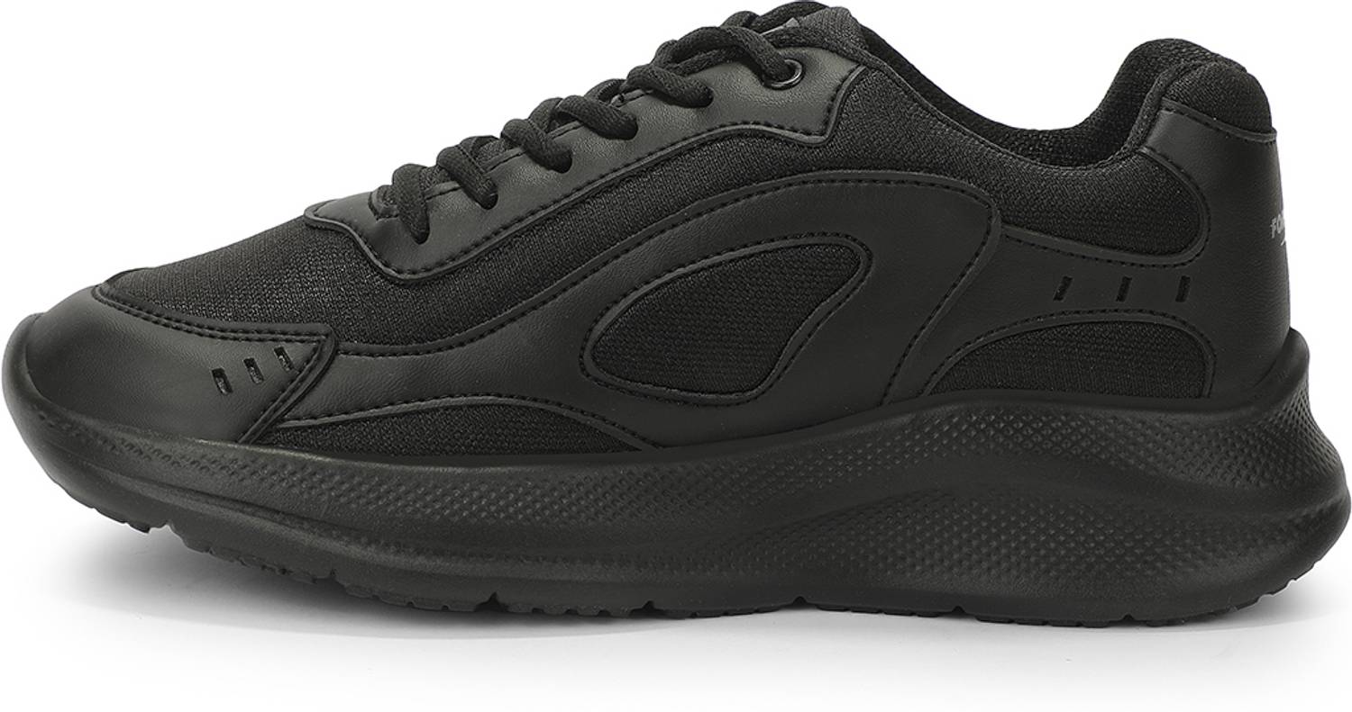 LIBERTY Boys & Girls Lace School Shoes Black - Image 5