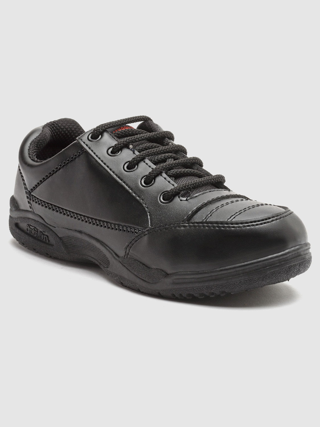 Image of action Athleo Durable Comfortable Breathable Lighweight Sports Lace-Up Boys Lace School Shoes