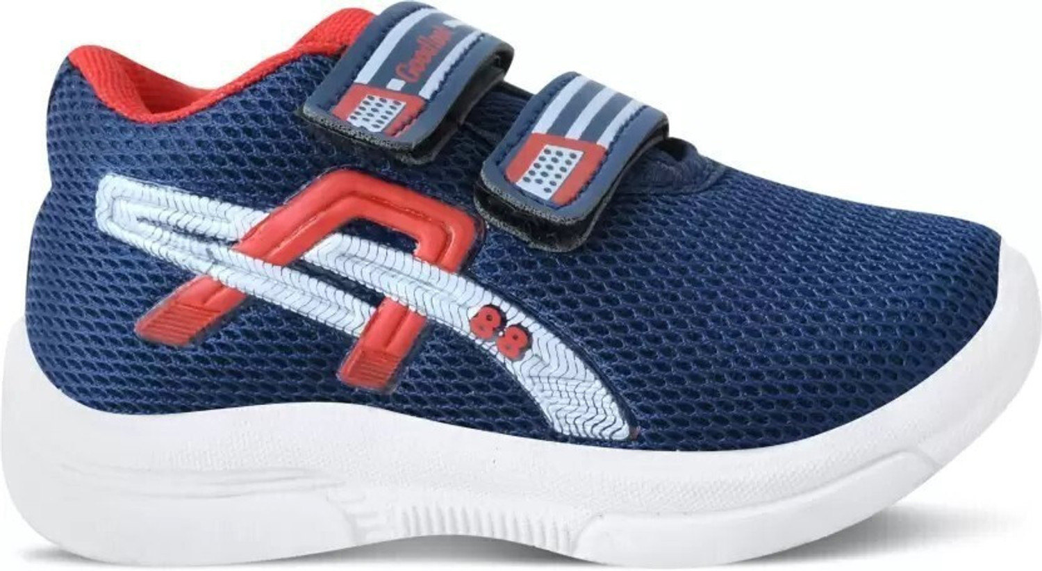 Image of Firstcliq Zip Running Shoes For Boys (Multicolor, 4-4.5 Years)