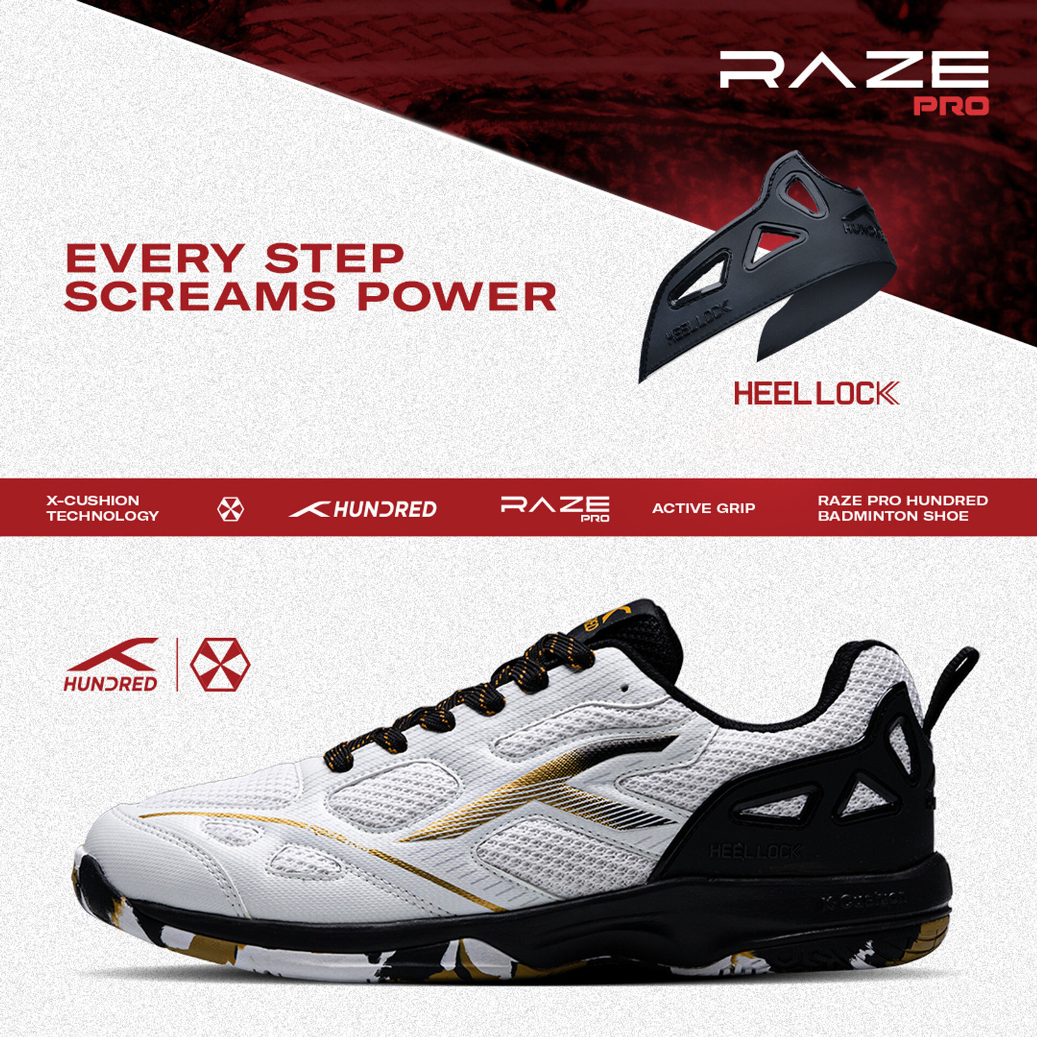 Image of Hundred Boys & Girls Lace Badminton Shoes