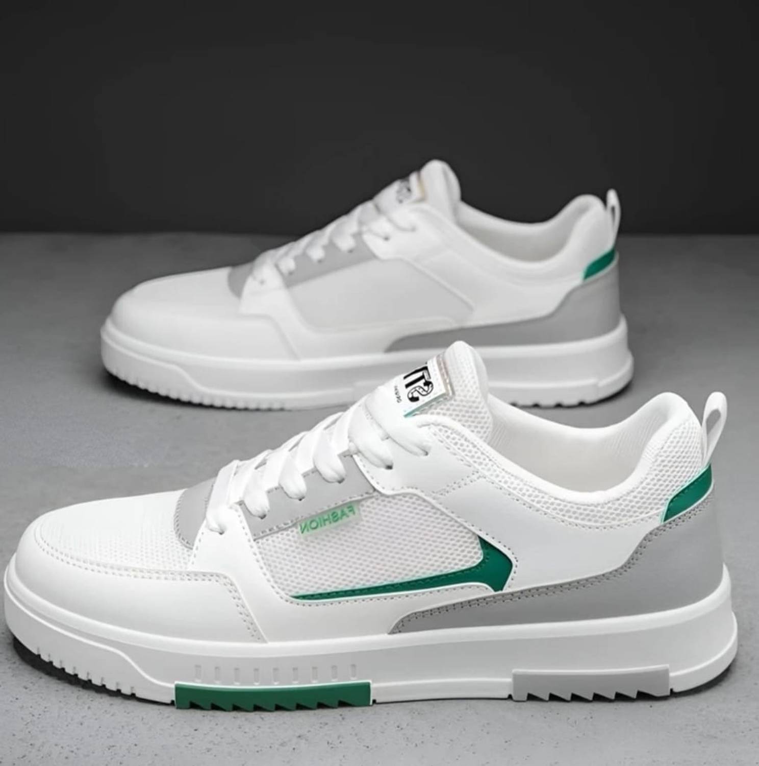TERFILL Boys White Lace Sneakers - Image 1