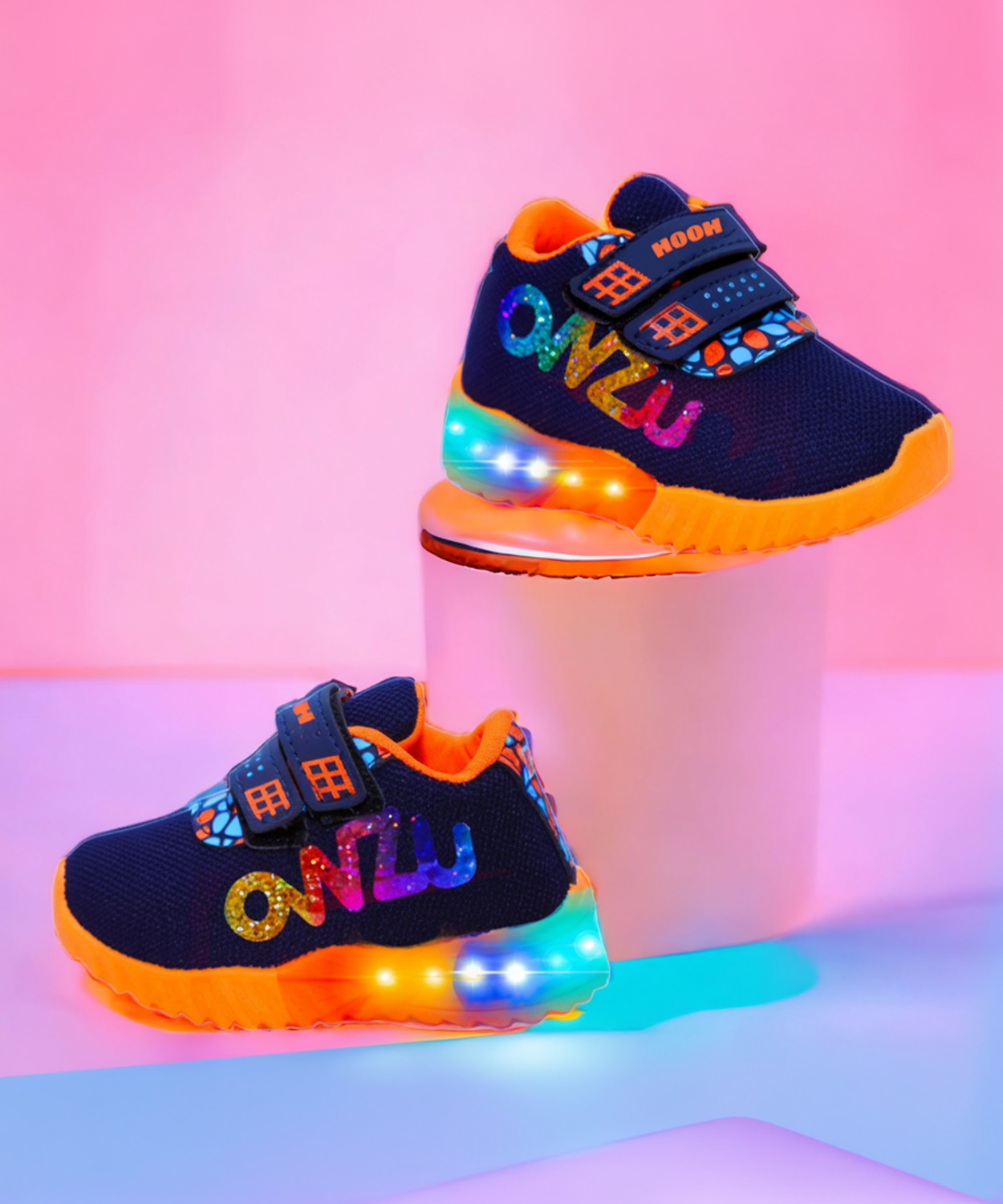 Image of HOOH - Now comfort in fashion Boys & Girls Velcro Running Shoes