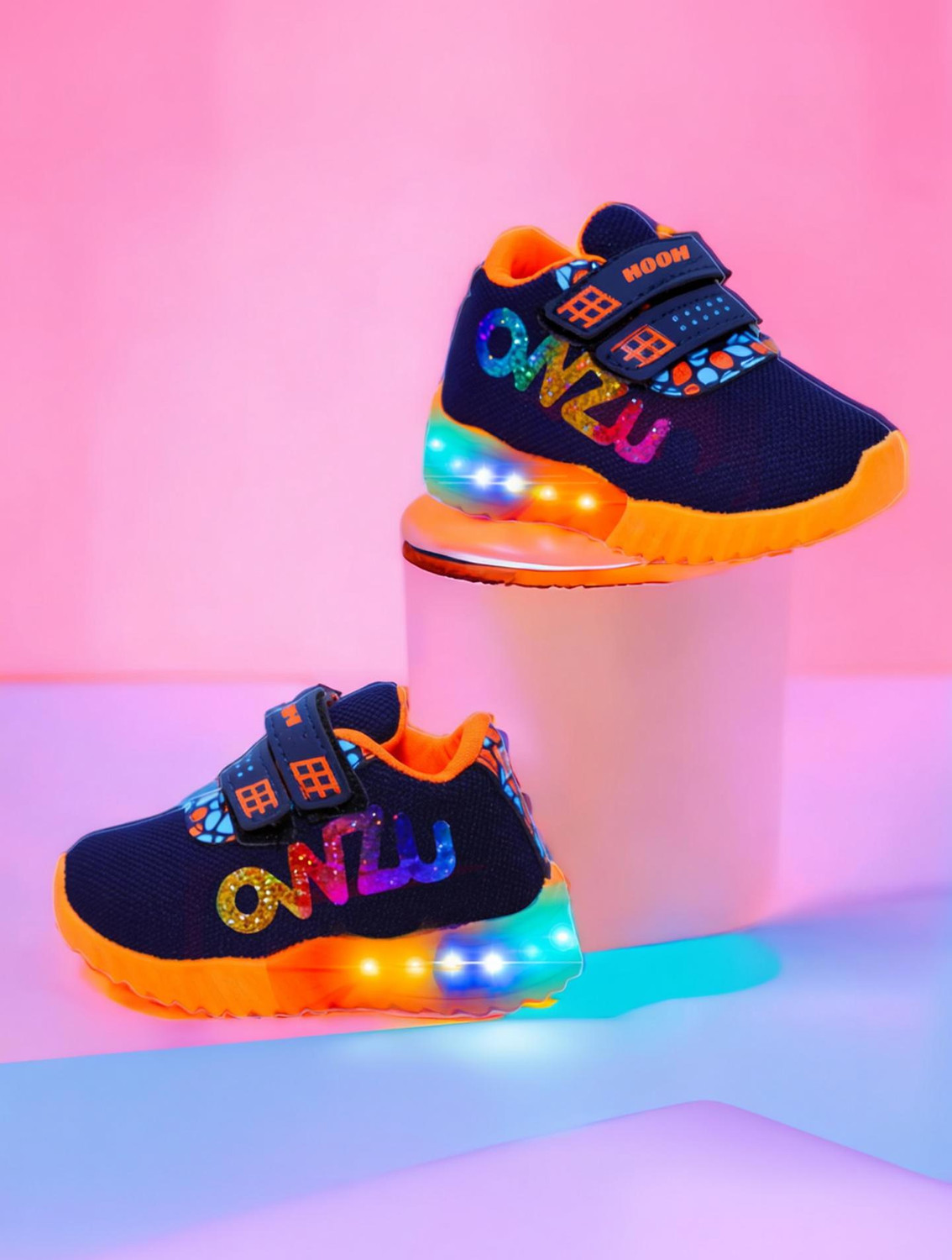 Image of HOOH - Now comfort in fashion Boys & Girls Velcro Running Shoes