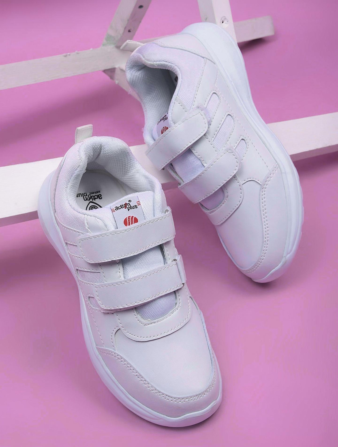 Image of Action Plus Boys & Girls Velcro School Shoes