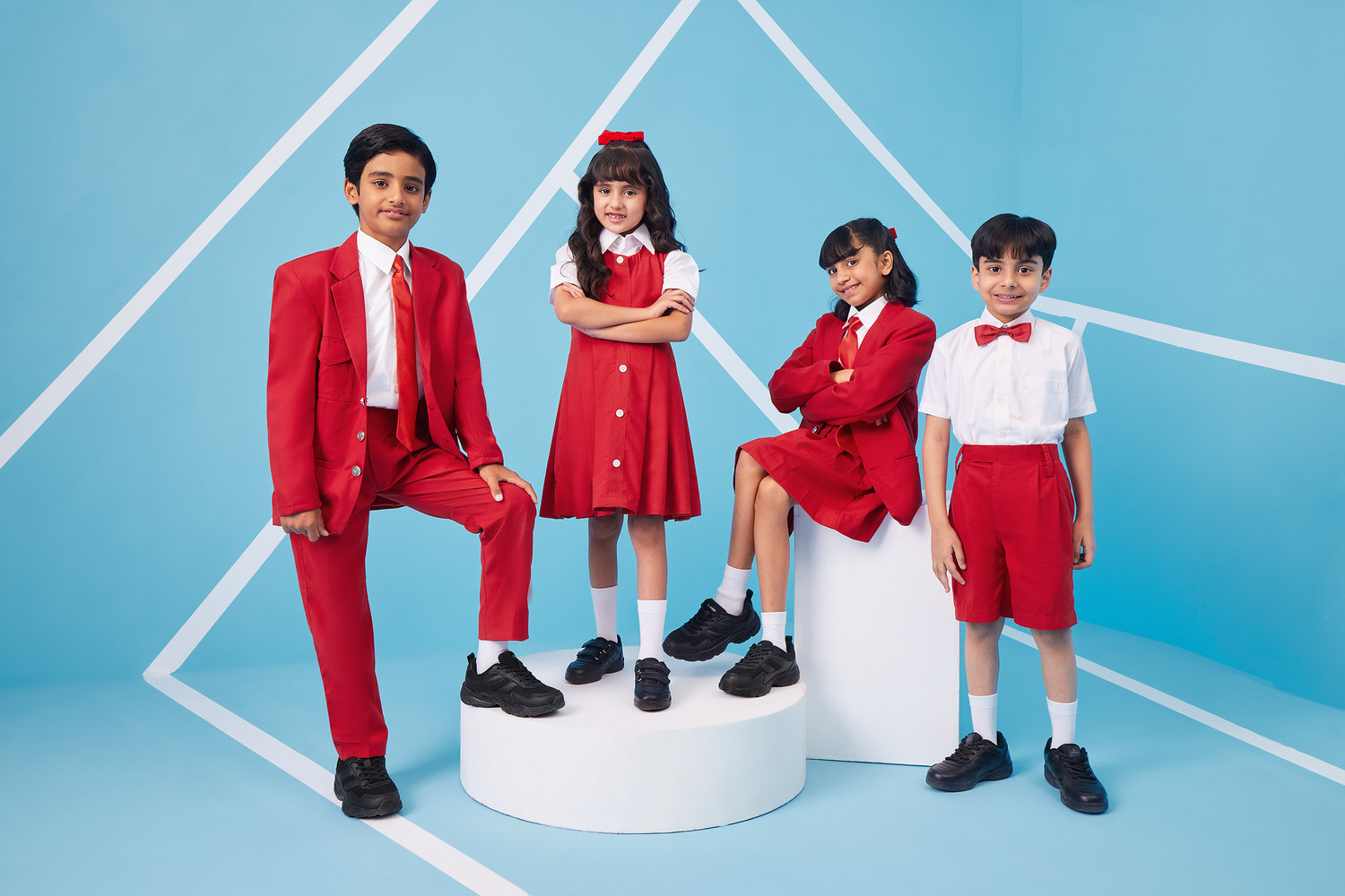 Image of CAMPUS Boys & Girls Lace School Shoes