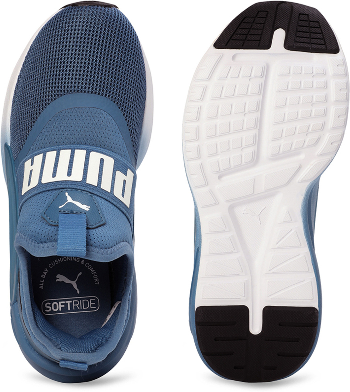 Image of PUMA Softride Cushioned Comfort Boys & Girls Slip on Sneakers
