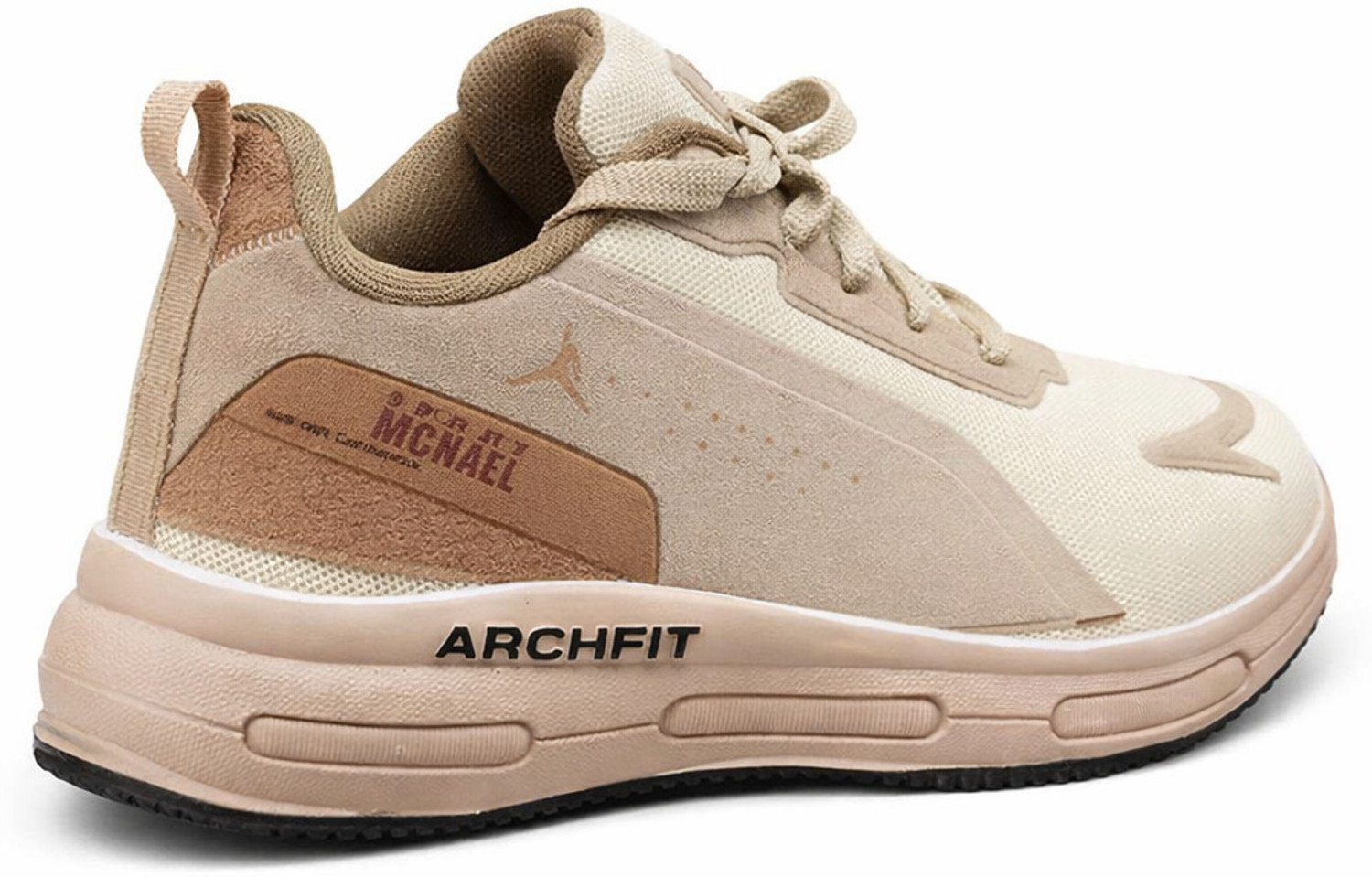 Image of amaezo Lace Sneakers For Boys & Girls (Beige, 4-5 Years)