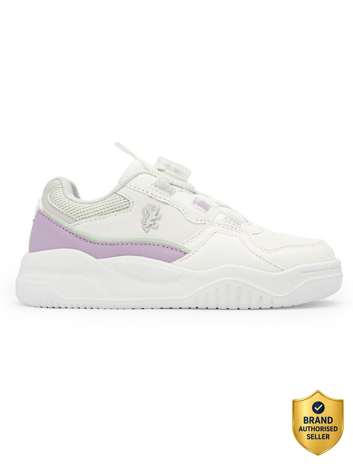 Image of RED TAPE Drawstring Sneakers For Boys & Girls (White, 9-10 Years)