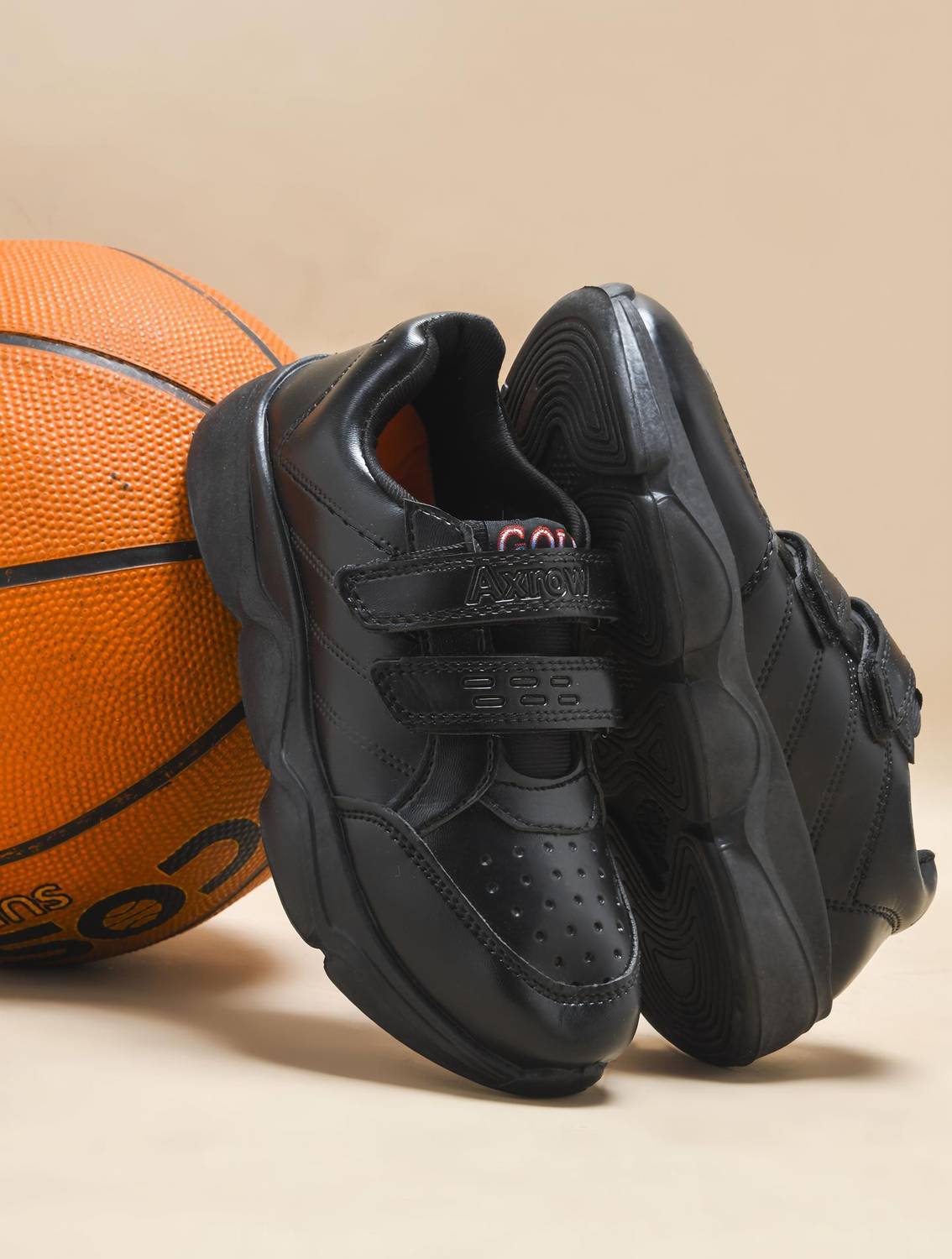 ABLESTEP Boys Velcro Running Shoes