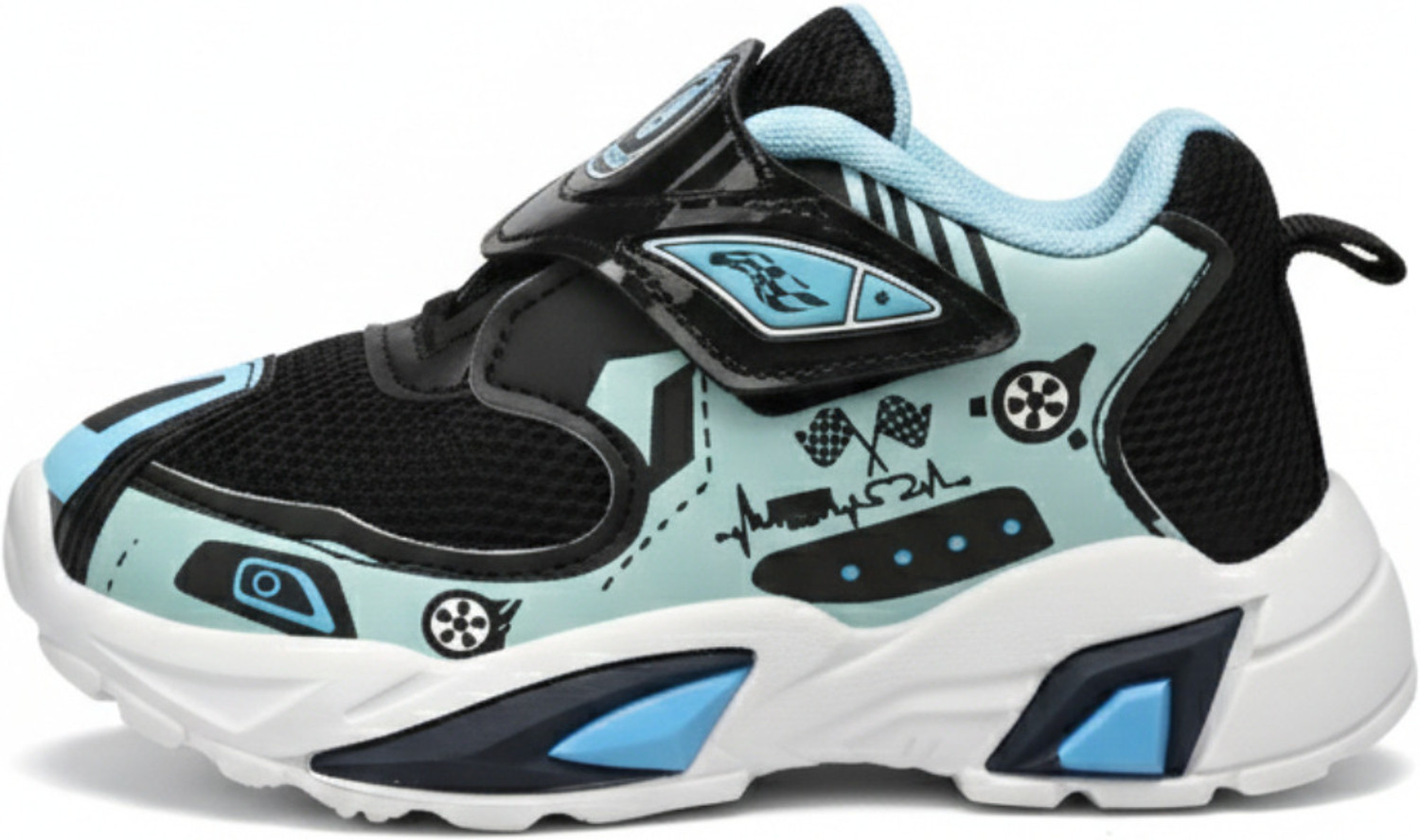 Image of HOOH - Now comfort in fashion Boys & Girls Velcro Walking Shoes