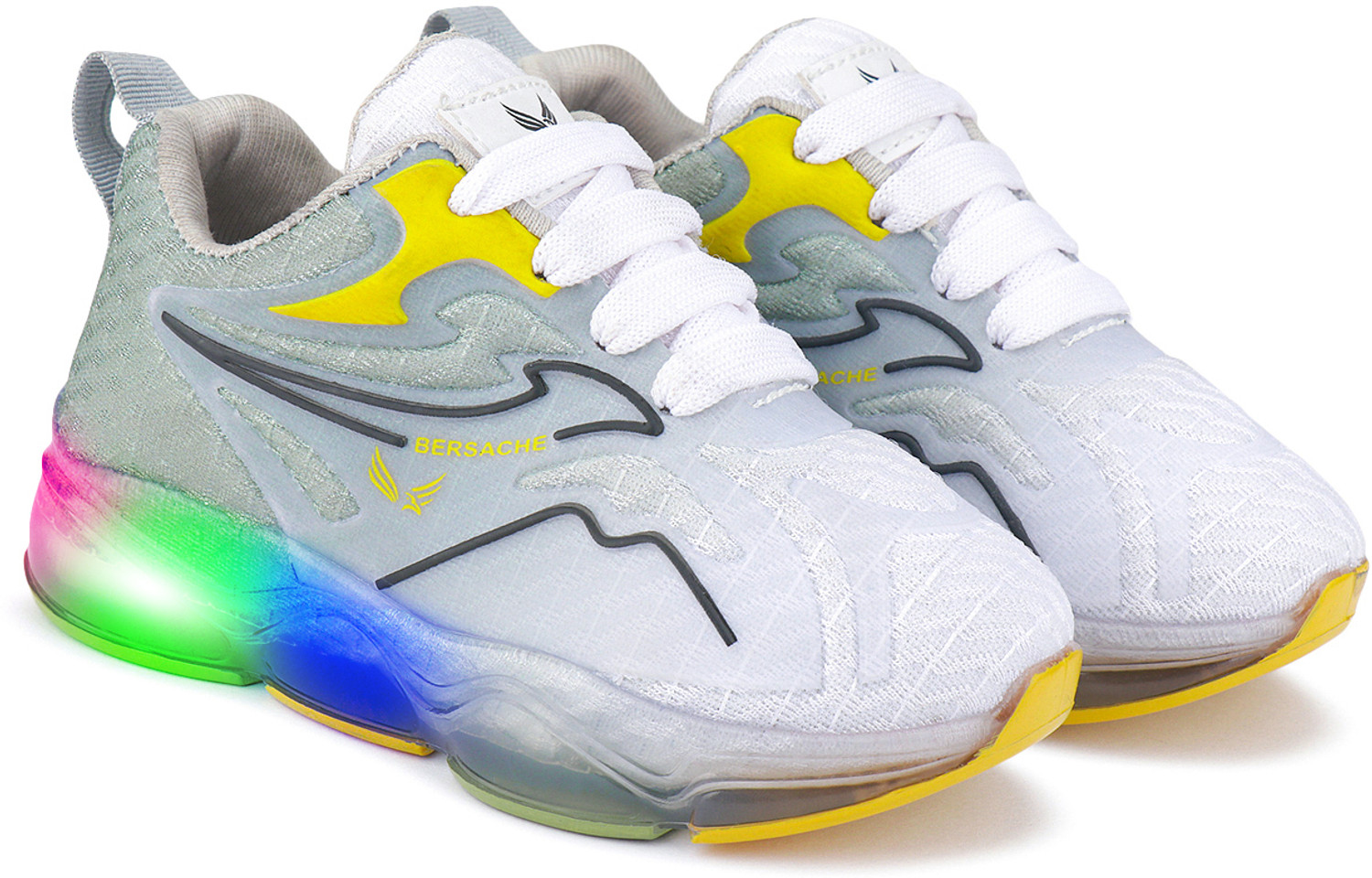 Image of BERSACHE Boys & Girls Lace LED Shoes