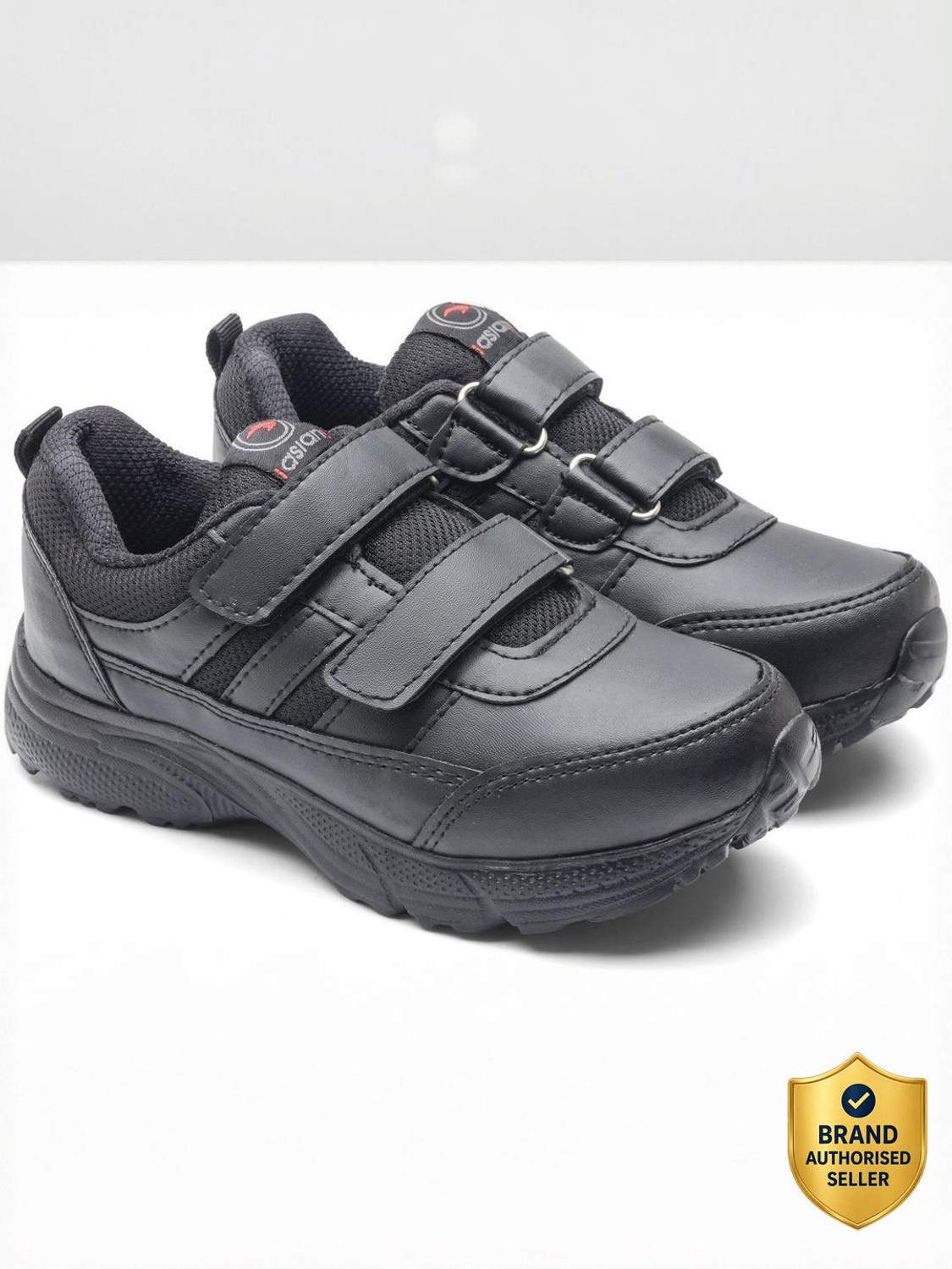 Image of asian Boys & Girls Velcro School Shoes