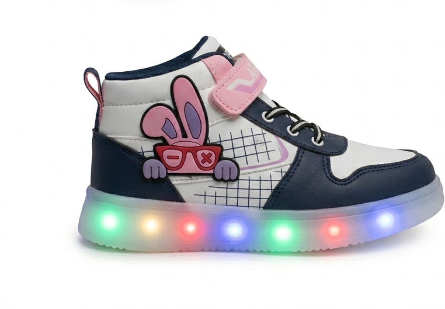 Image of Santhanakid Velcro Dancing Shoes For Boys & Girls (Blue, 3.5-4 Years)