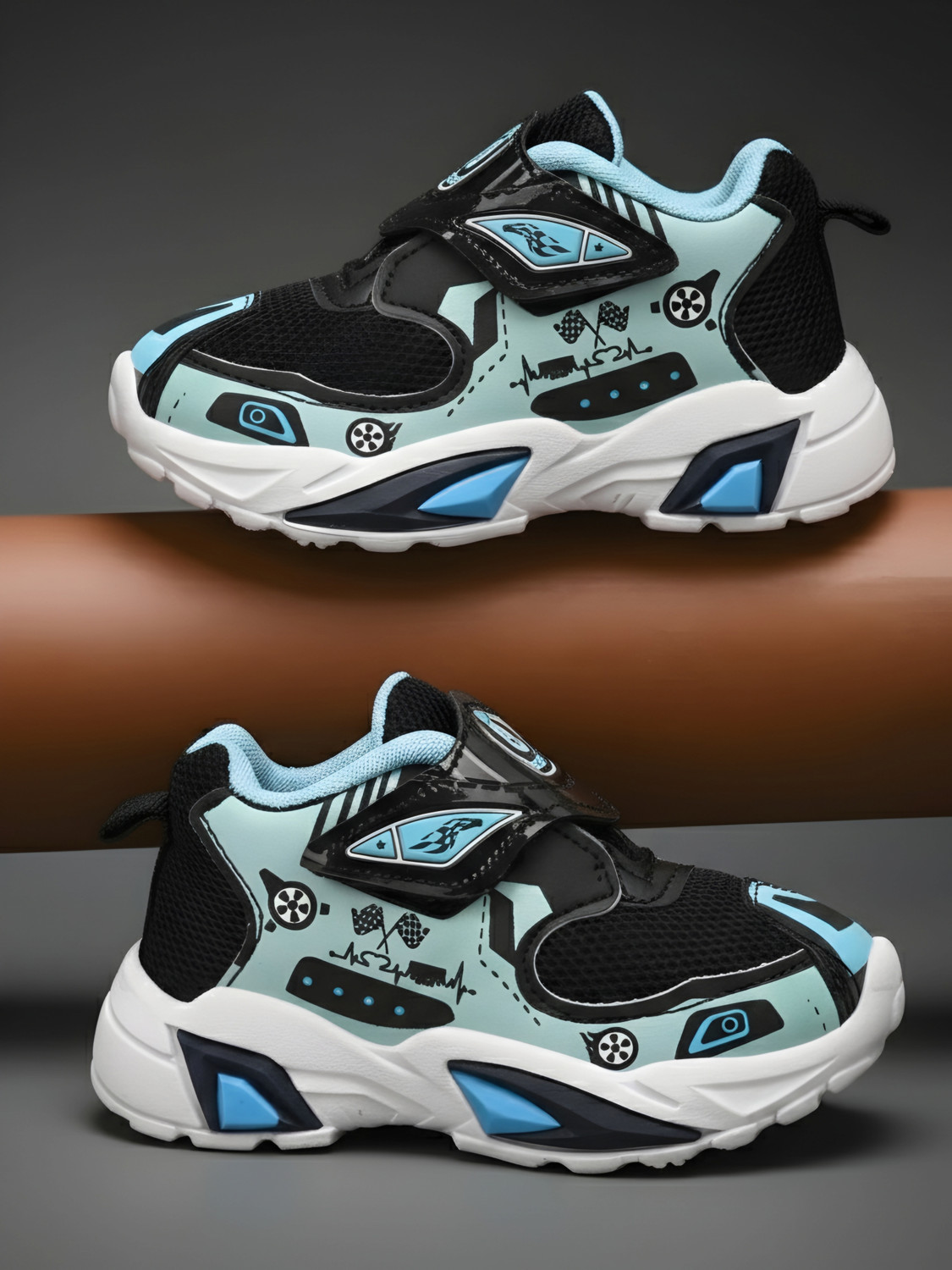 Image of HOOH - Now comfort in fashion Boys & Girls Velcro Walking Shoes