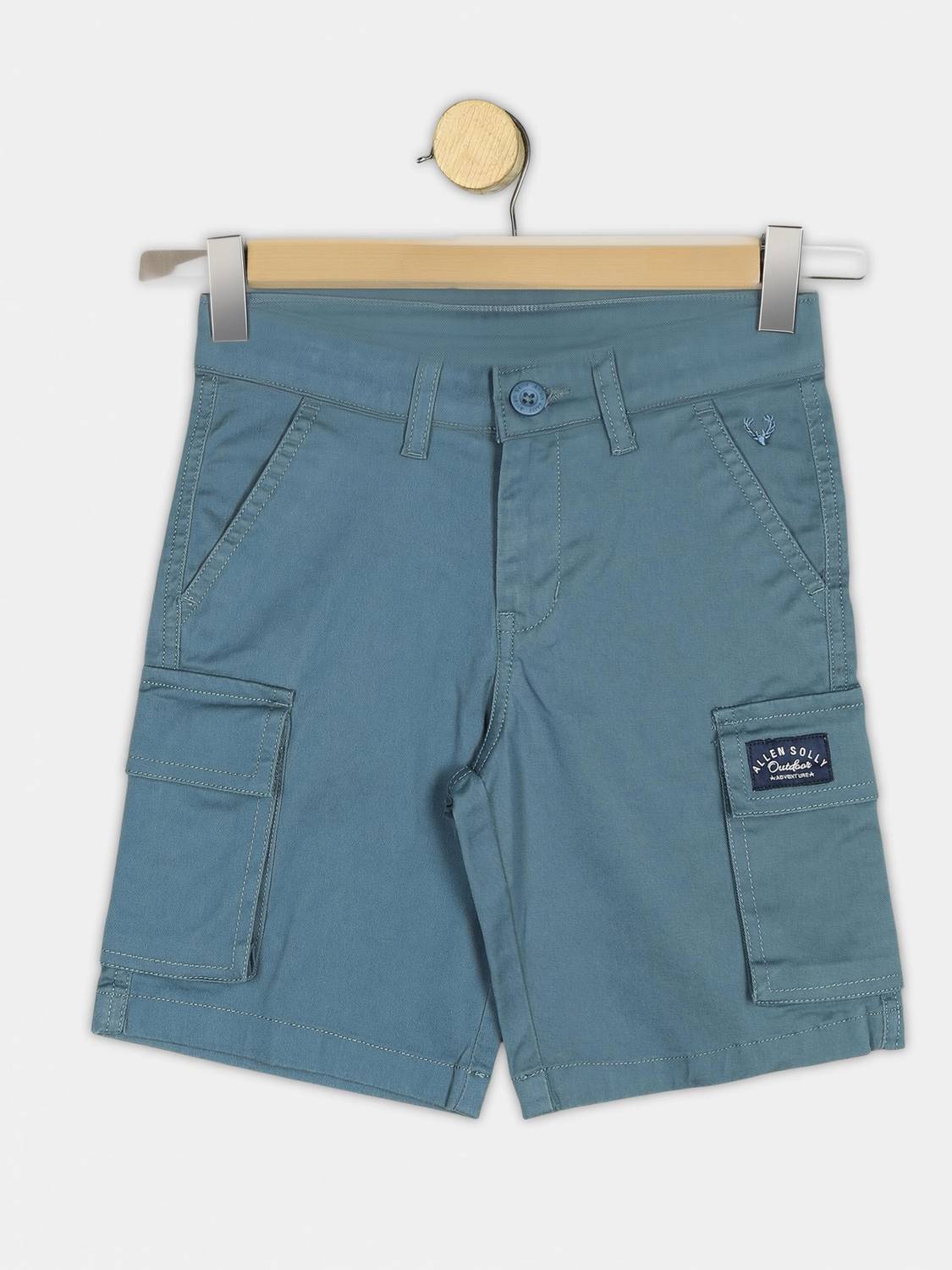 Allen Solly Short For Boys Casual Solid Cotton Blend