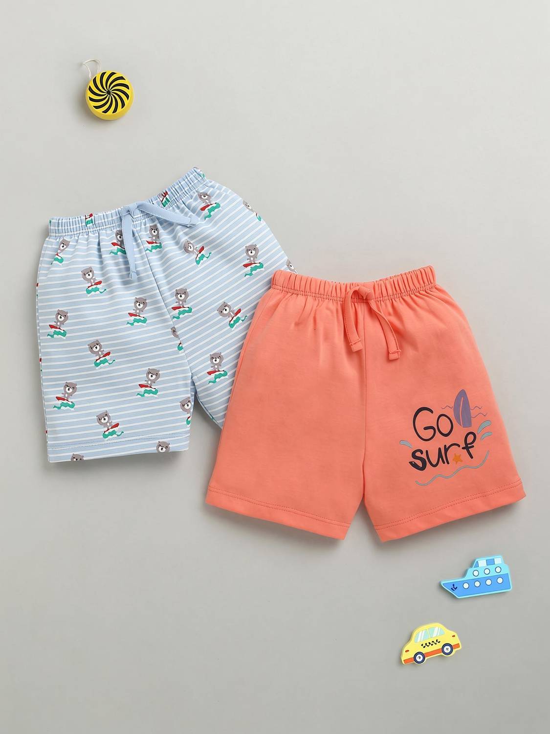 BUMZEE Short For Boys Casual Animal Print Pure Cotton