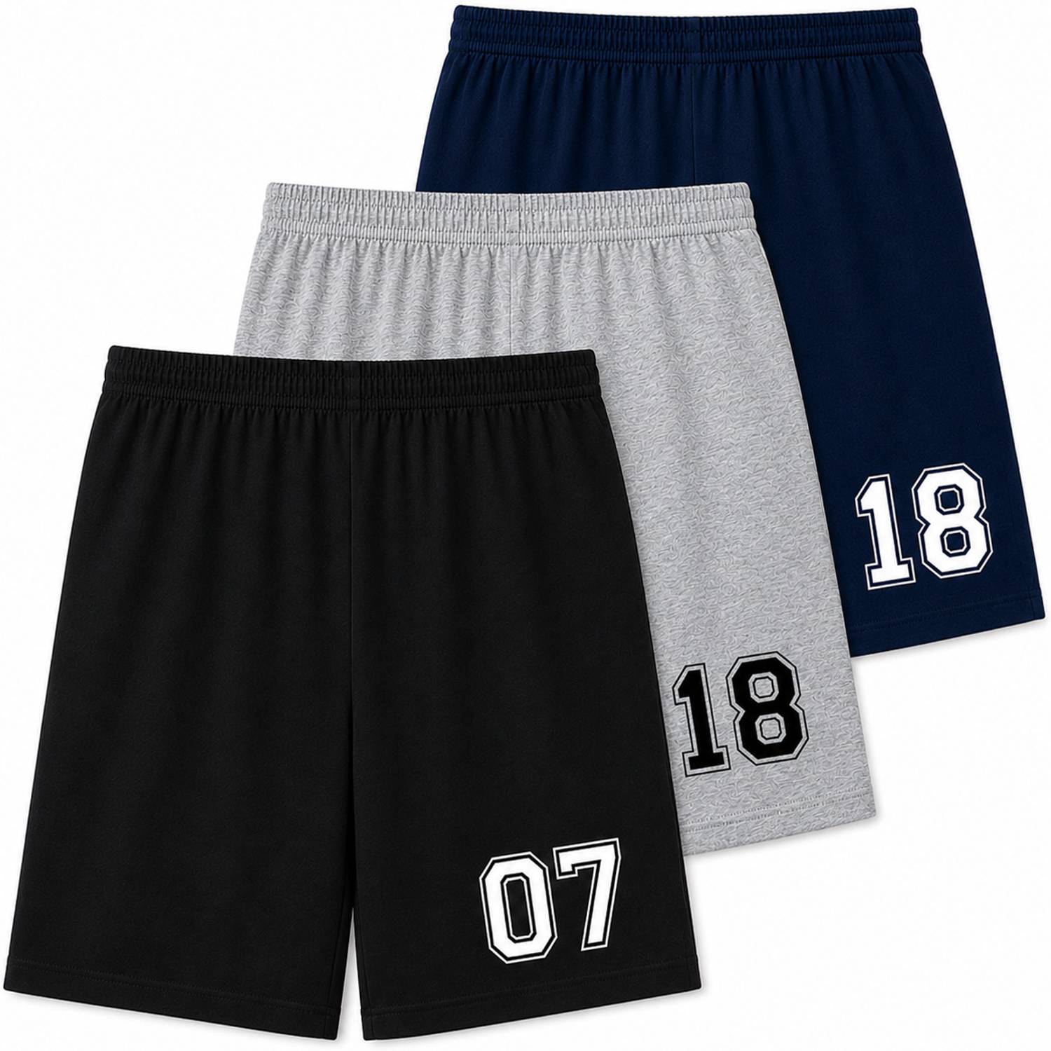 fasla Boys & Girls Casual Printed Cotton Blend Shorts - Image 1