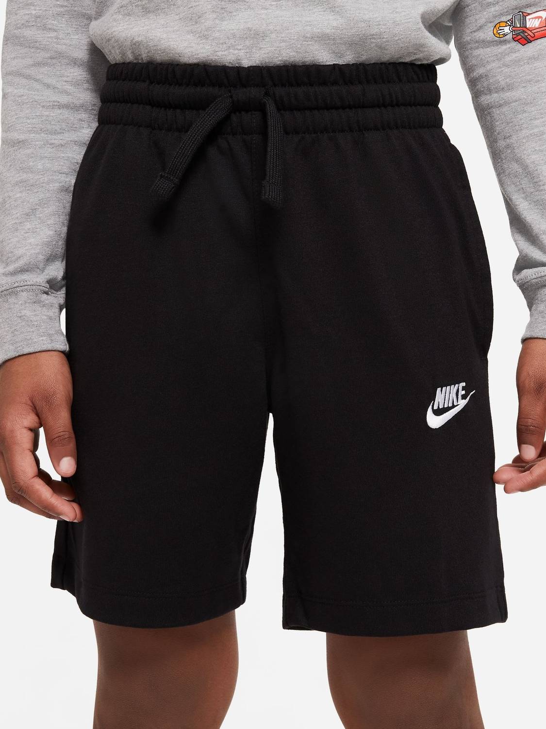 NIKE Short For Boys Casual Solid Polyester (Black, Pack of 1)