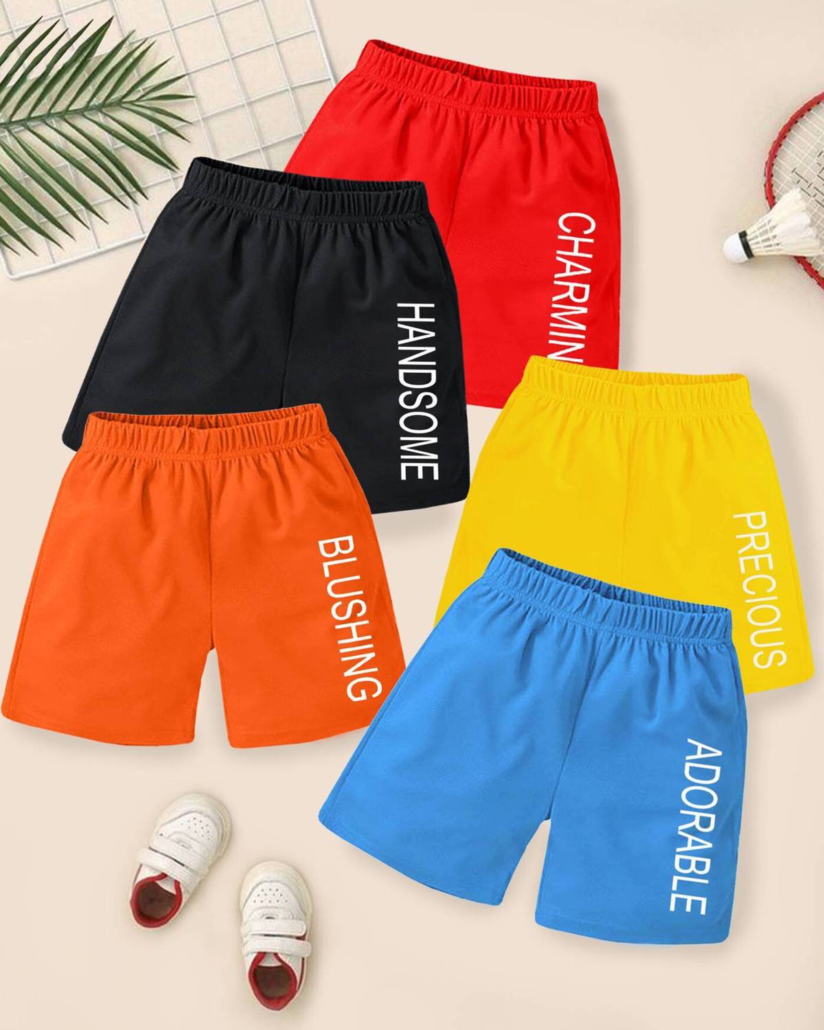 Tik Tok WEARS Short For Baby Boys & Baby Girls Casual Printed Cotton Blend