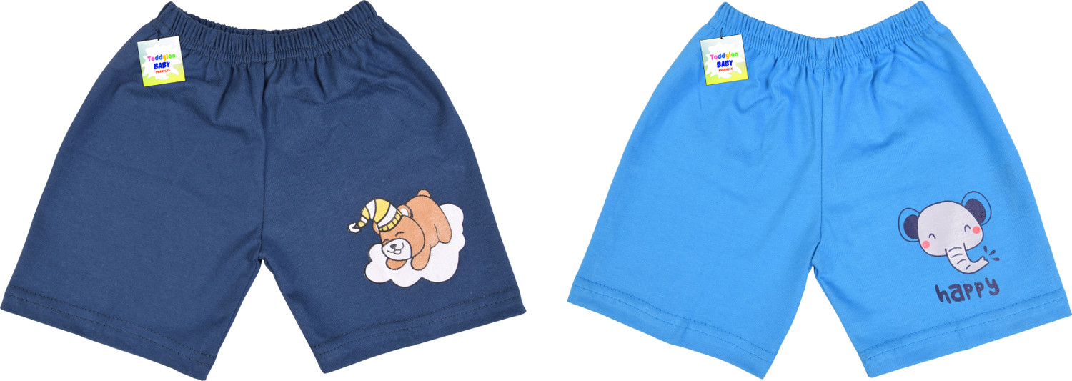 Image of Toddylon Short For Baby Boys & Baby Girls Casual Printed Cotton Blend