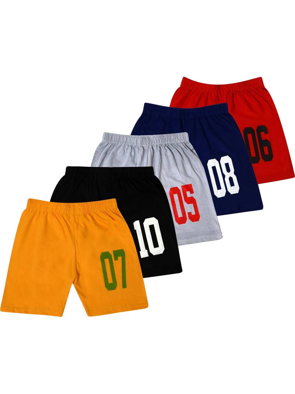 ACCOLENT Short For Boys Casual Printed Cotton Blend