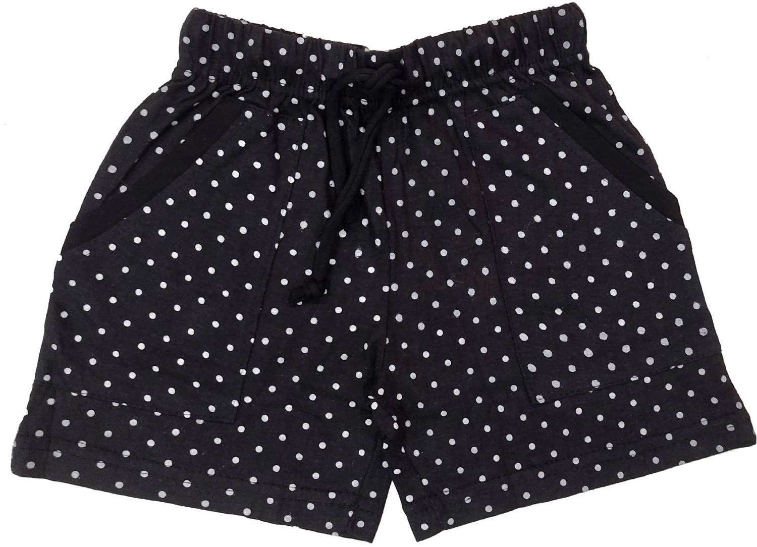 adibaba Short For Baby Girls Casual Polka Print Cotton Blend